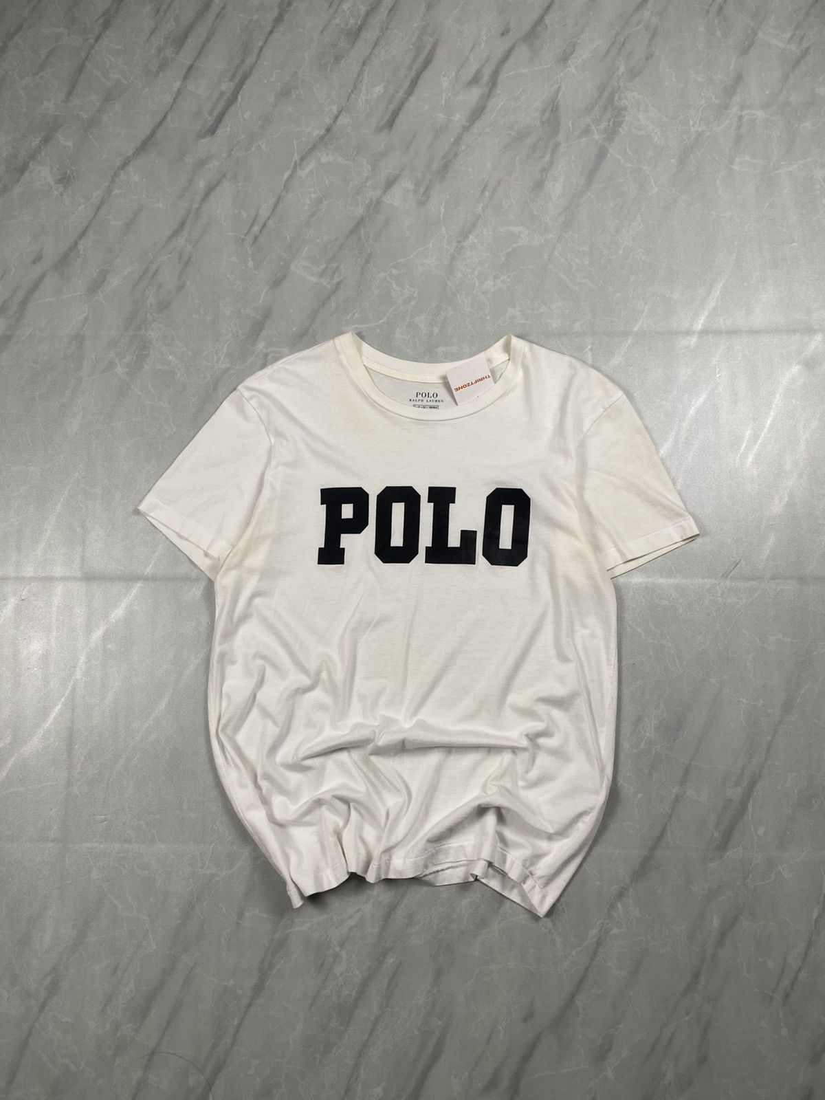 Polo Ralph Lauren Polo Ralph Lauren Spellout Tee Size US S / EU 44-46 / 1 - 1 Thumbnail