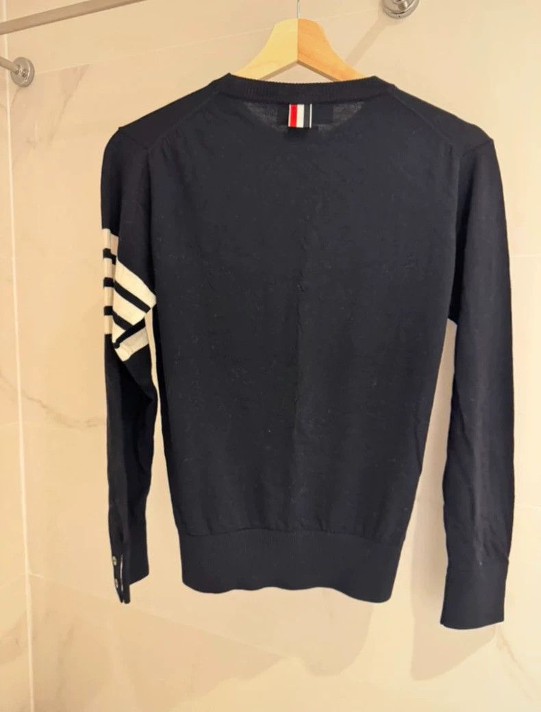 Thom Browne Thom Browne size1 Round collar four bar wool sweater Size US S / EU 44-46 / 1 - 3 Thumbnail