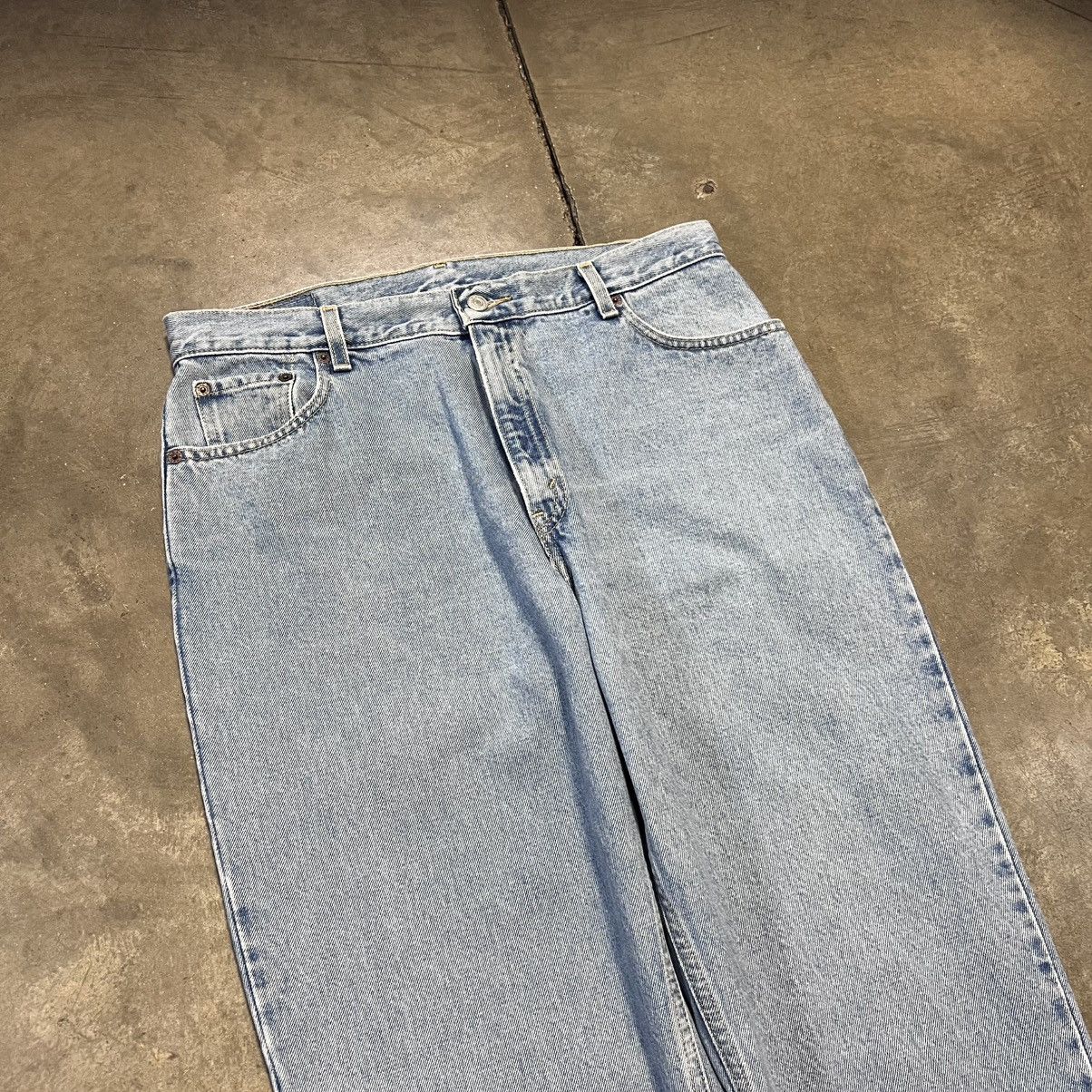 Levi's Vintage Y2K Levis 550 Denim Jeans Faded Western Regular Fit Size US 35 - 7 Thumbnail