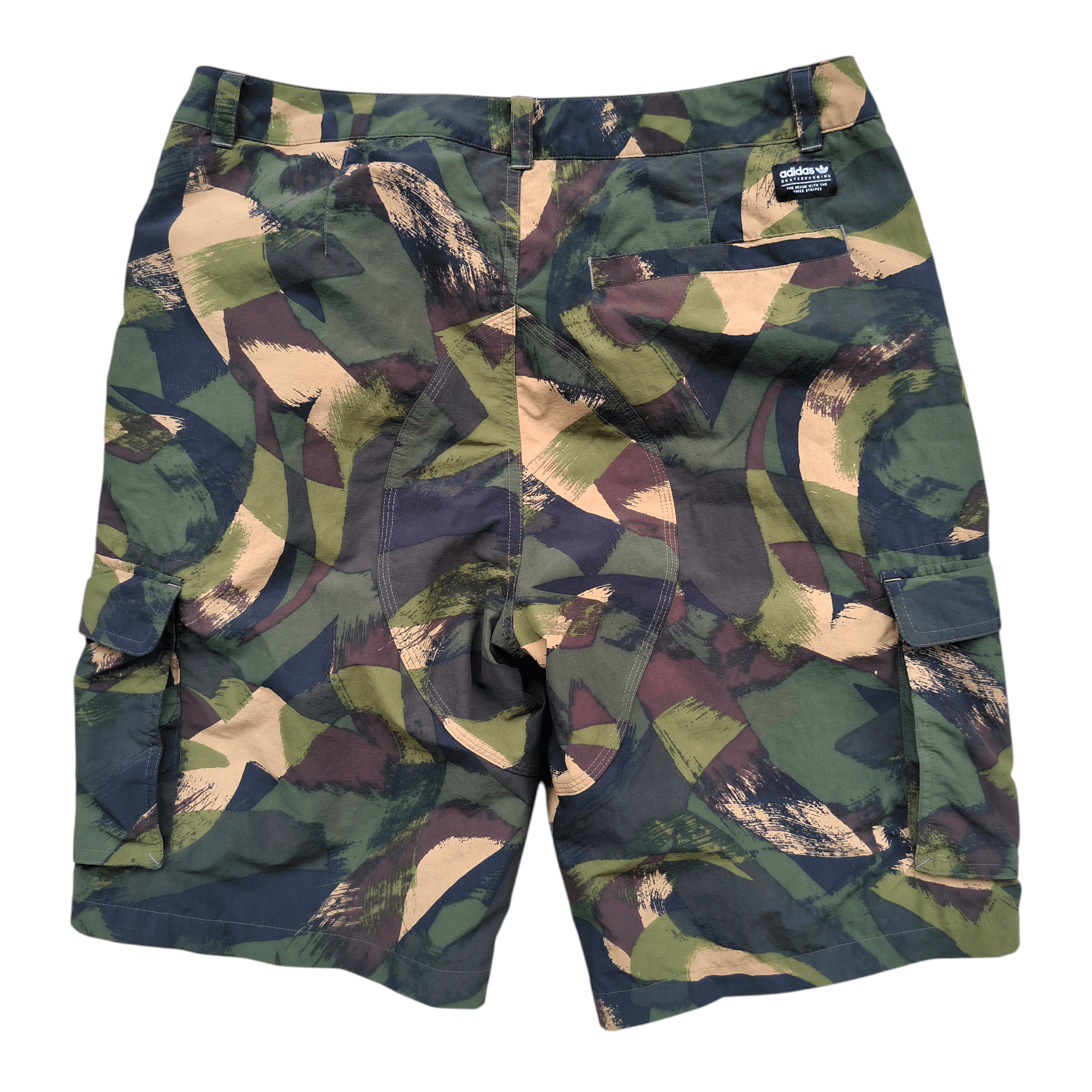 Adidas Adidas SB Camo Cargo Shorts Size US 32 / EU 48 - 3 Thumbnail