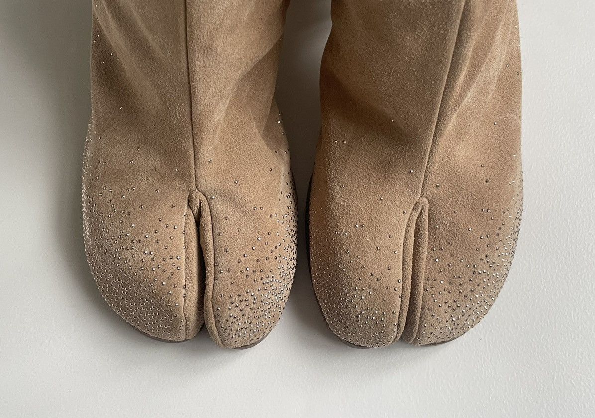 Maison Margiela Late 2000s Rhinestone Toe Tabi Boots Size US 9.5 / IT 39.5 - 10 Thumbnail