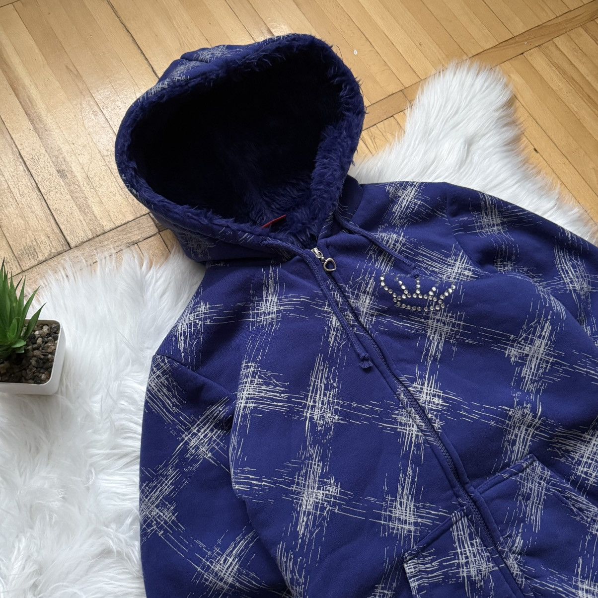 Hysteric Glamour 📌Vintage Lau Ra If 6 Was 9 vibe Fur Bomber Zip Hoodie Jacket Size XL / US 12-14 / IT 48-50 - 2 Thumbnail