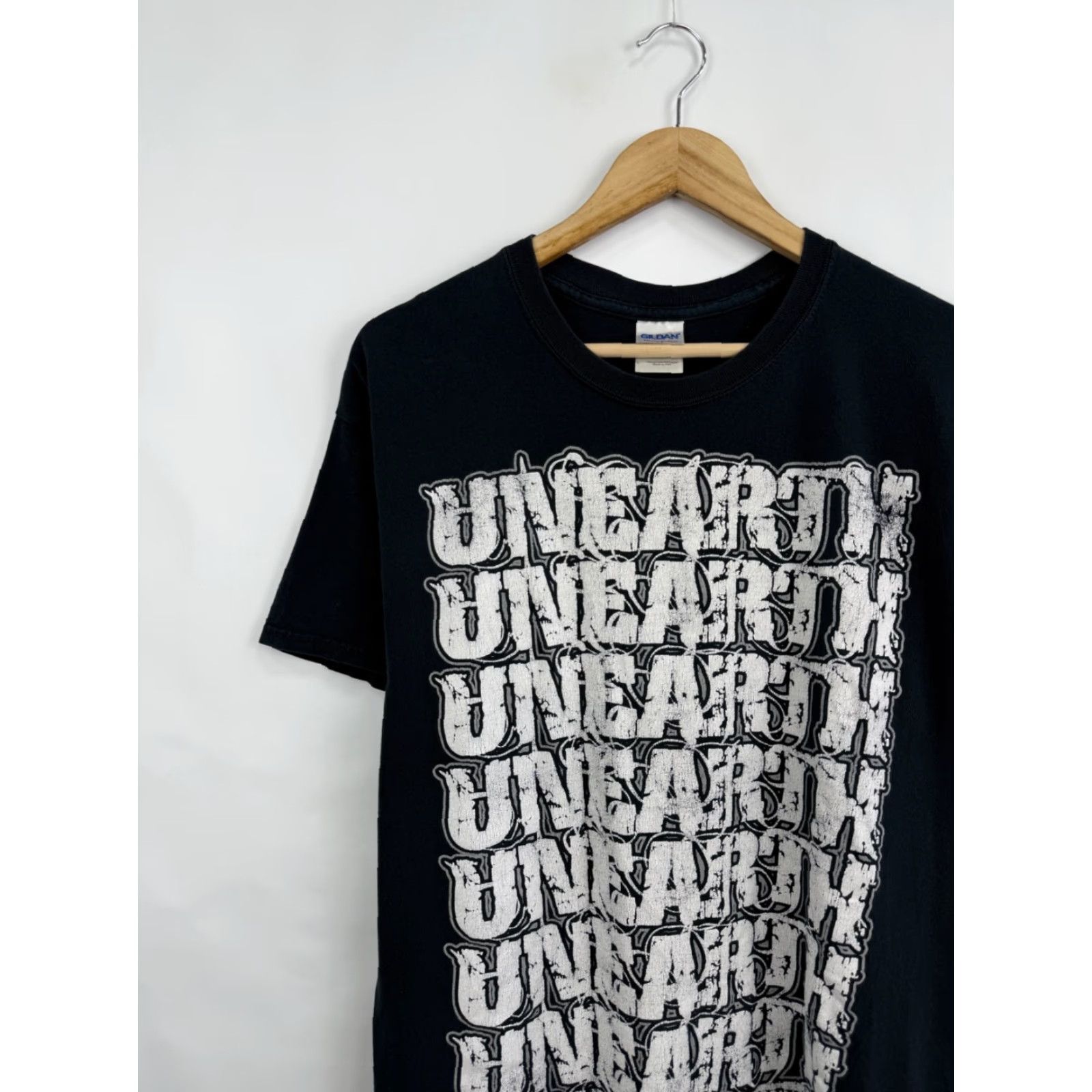 Gildan VINTAGE Unearth Band Y2K European Tour 2012 Tee T-Shirt Mens L Black Shirt Limited? Size US L / EU 52-54 / 3 - 4 Thumbnail