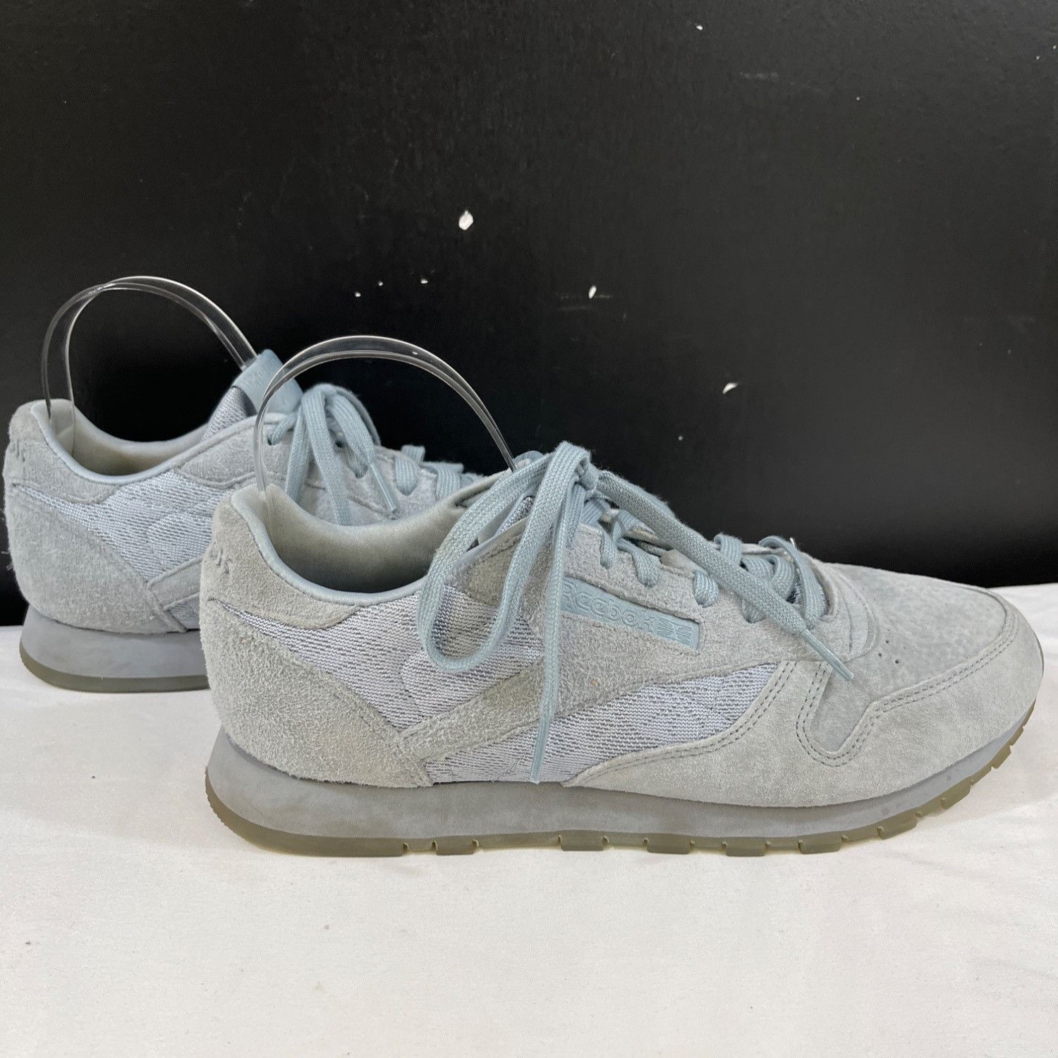 Reebok Reebok Womens Blue Leather Casual Sneakers Size 10 SKU 6554 Size US 10 / IT 40 - 1 Thumbnail
