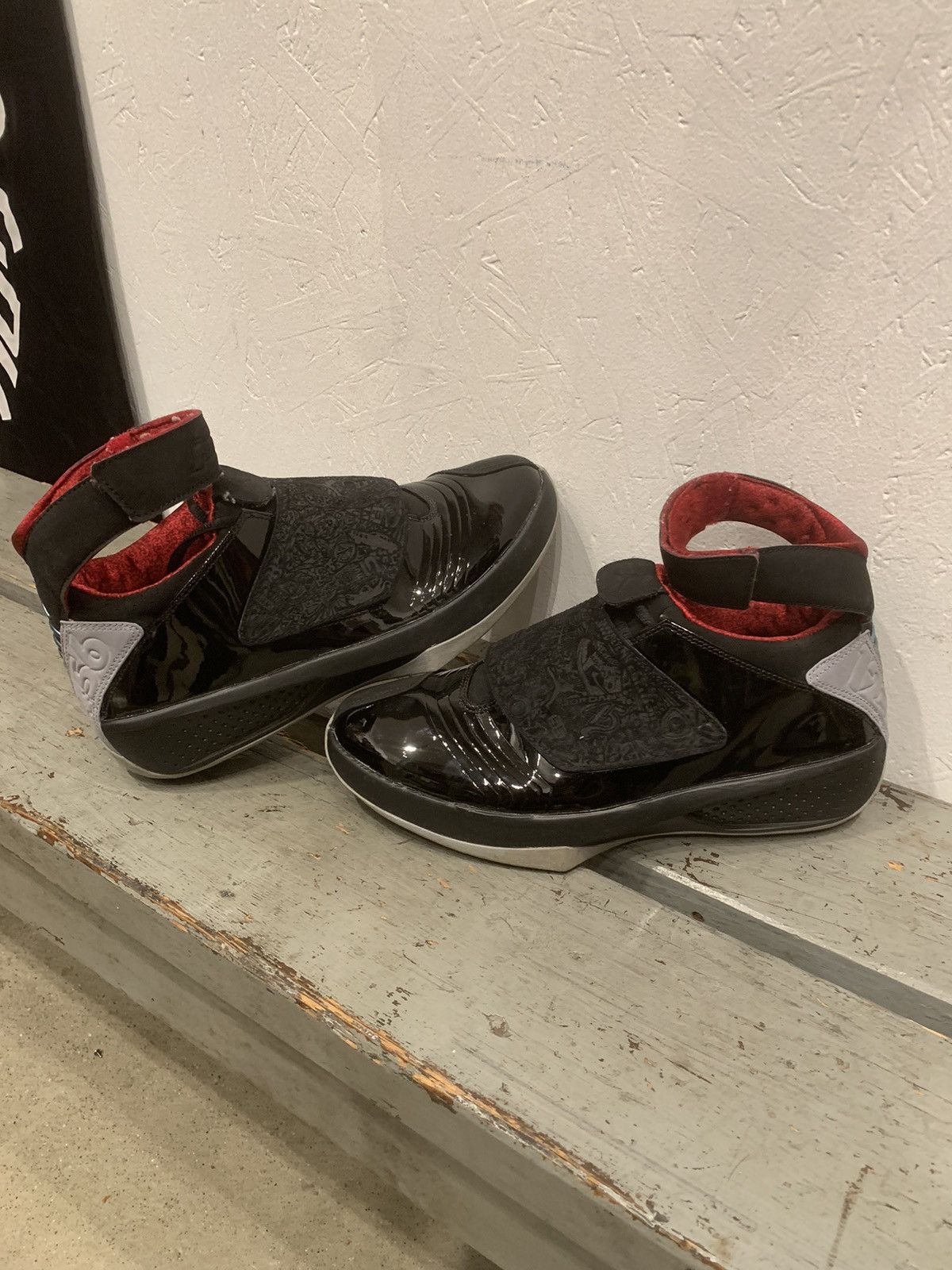 image of Air Jordan 20 Stealth Shoes in Black, Men's (Size 9)