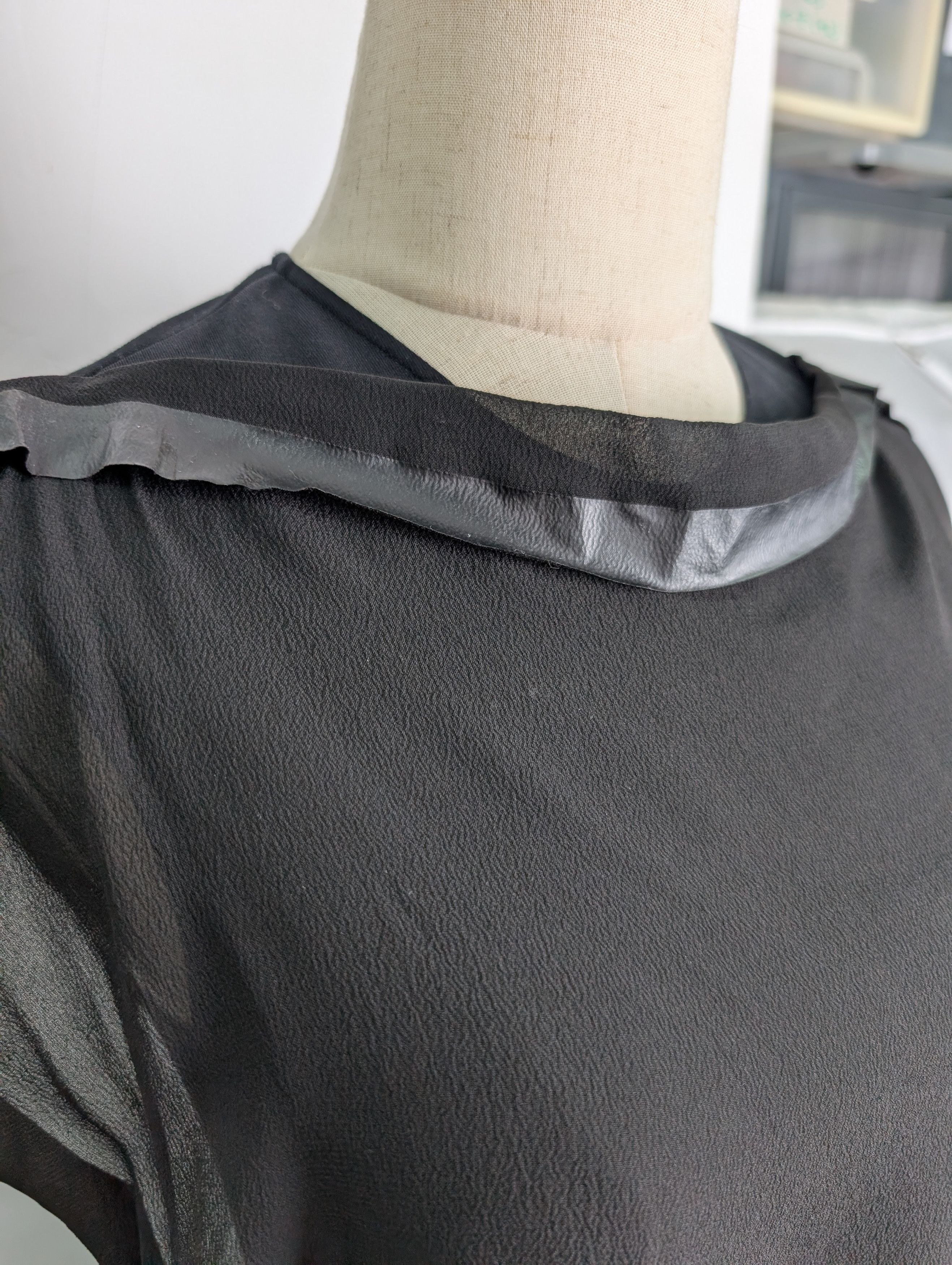 Maison Margiela Maison Martin Margiela Black Sleeveless Dress Size XS / US 0-2 / IT 36-38 - 3 Thumbnail