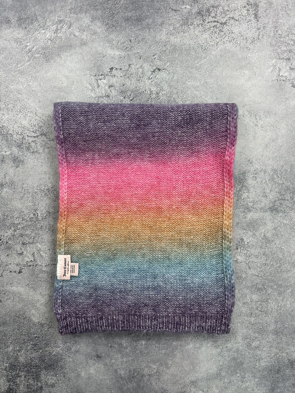 Juicy Couture Juicy Couture Multicolour Scarf Muffler Neckwarmer Rare Y2K Size ONE SIZE - 6 Thumbnail
