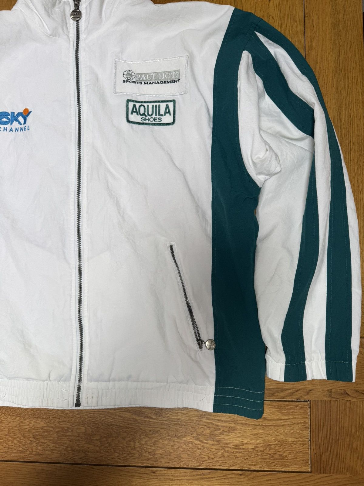 Adidas Vintage Mens Adidas Medium Team Fenech Track Jacket Size US M / EU 48-50 / 2 - 2 Thumbnail