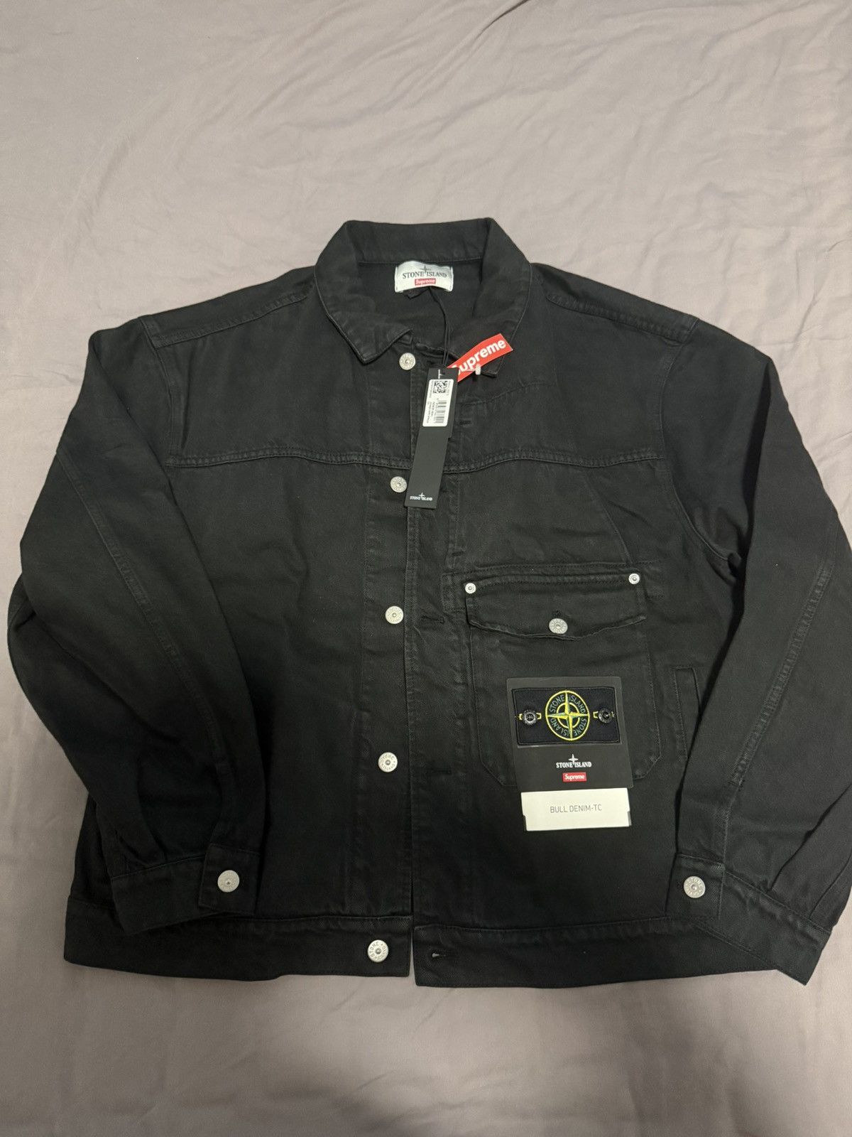 Supreme Supreme 666 Denim Trucker Jacket | Grailed