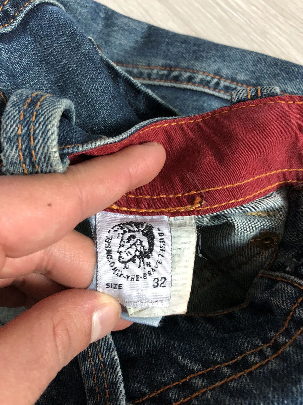 Diesel × Vintage Vintage Diesel Y2K Flared Denim Jeans Size 32" / US 10 / IT 46 - 10 Thumbnail