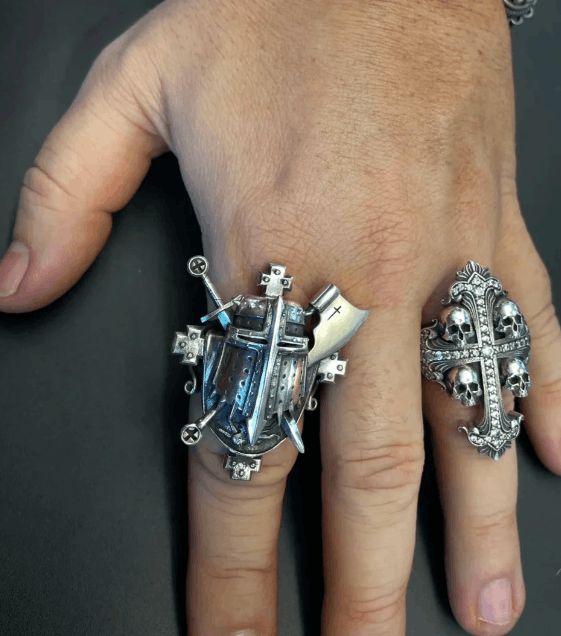 Jewelry Cavalier Jewelry Rings Open Size Chrome Ring (Size 7-13) Size ONE SIZE - 5 Thumbnail