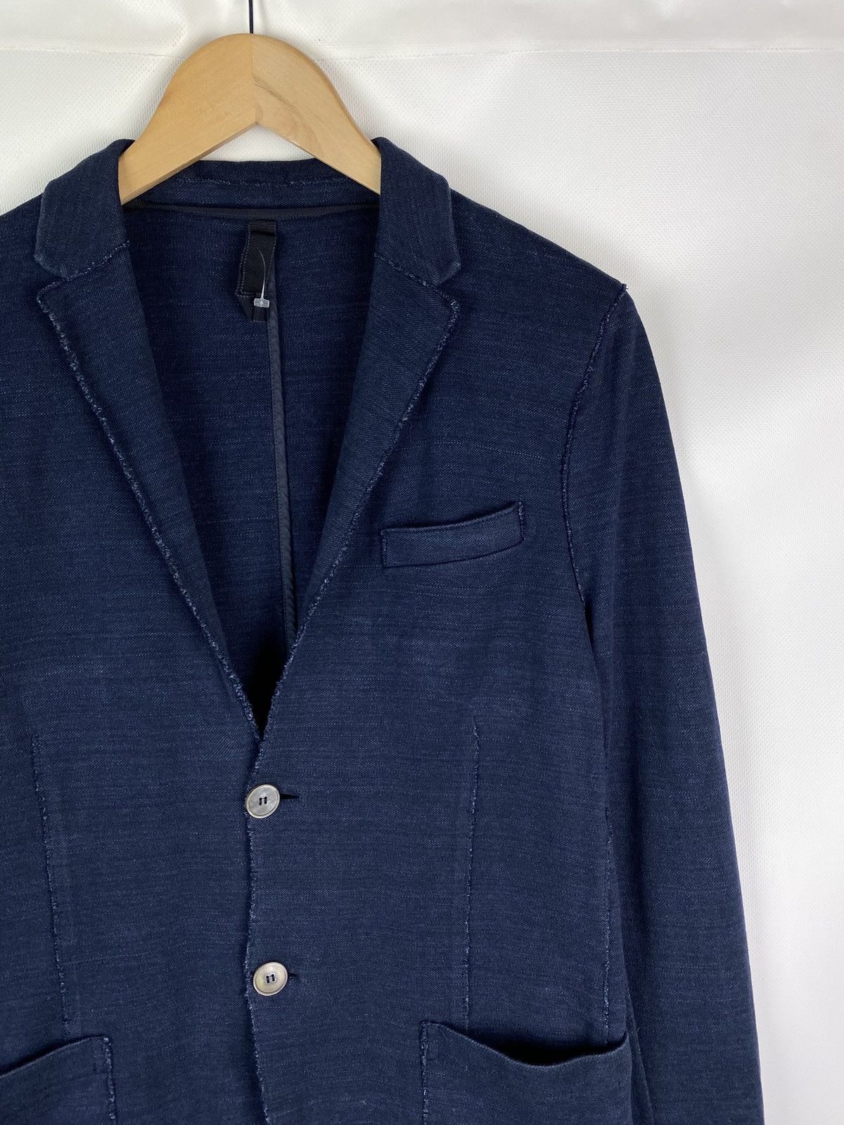 Harris Wharf London Harris Wharf London cotton linen unlined blazer jacket Size 40R - 5 Thumbnail
