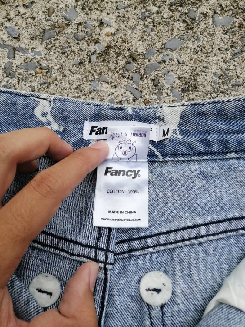 Anime × Japanese Brand Kuromi X Fancy Club Allover Print Baggy Style Jeans Size 27" / US 4 / IT 40 - 7 Thumbnail