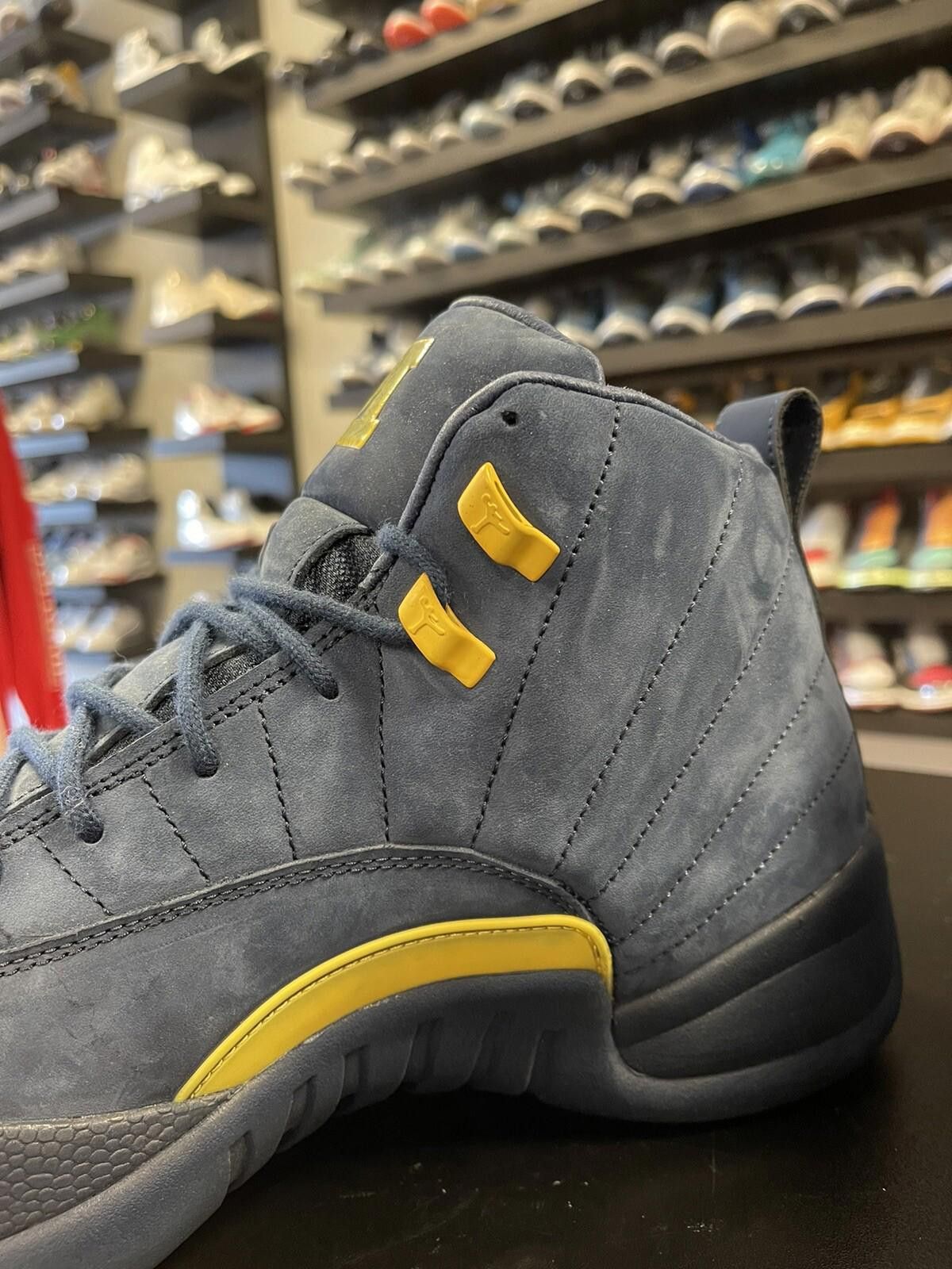 Jordan Brand Size 14 - Air Jordan 12 Retro Michigan NRG 2018 BQ3180- 407 Size US 14 / EU 47 - 5 Thumbnail