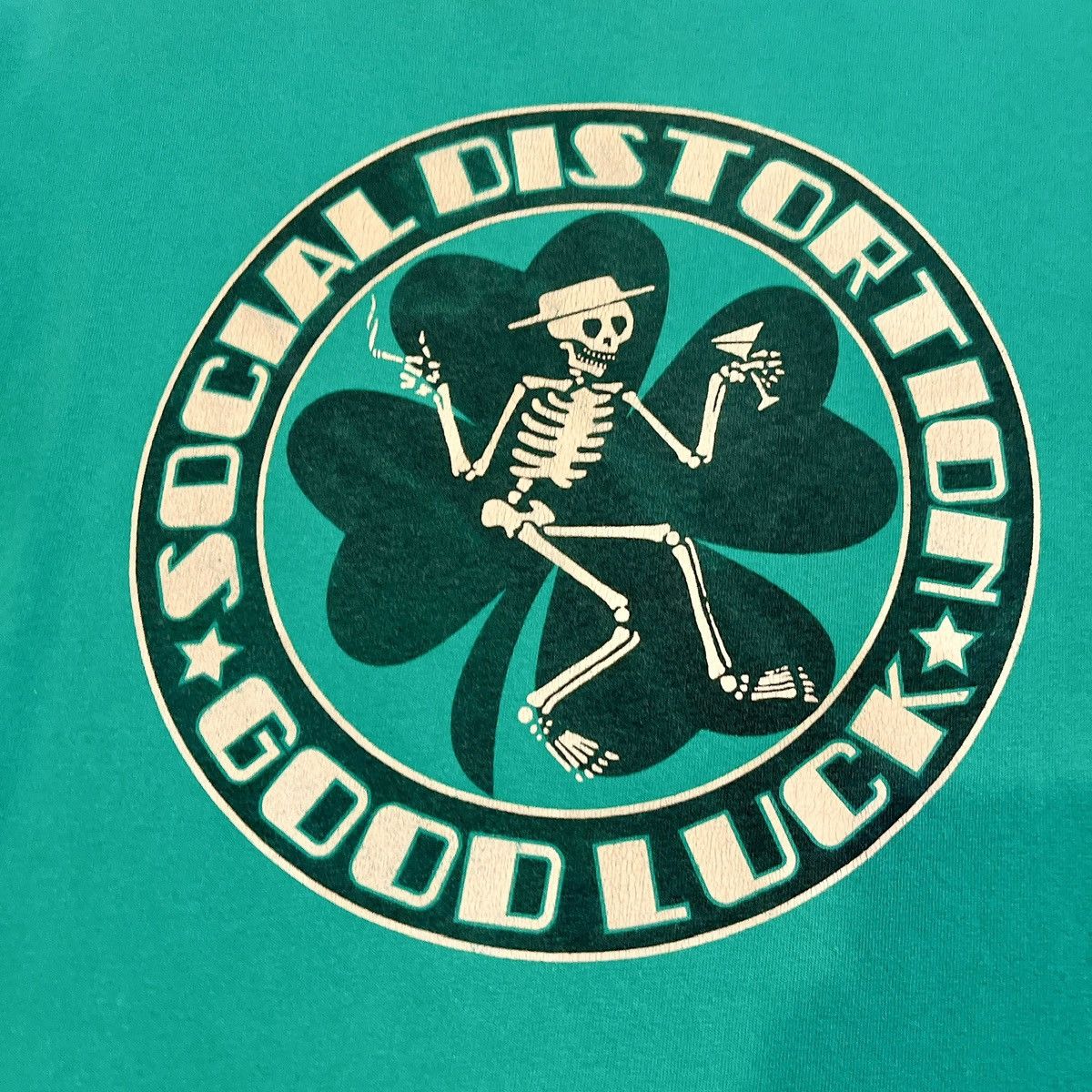 Band Tees × Vintage VTG90’s Social Distortion ☘️⭐️Good Luck⭐️☘️ Size US M / EU 48-50 / 2 - 2 Thumbnail
