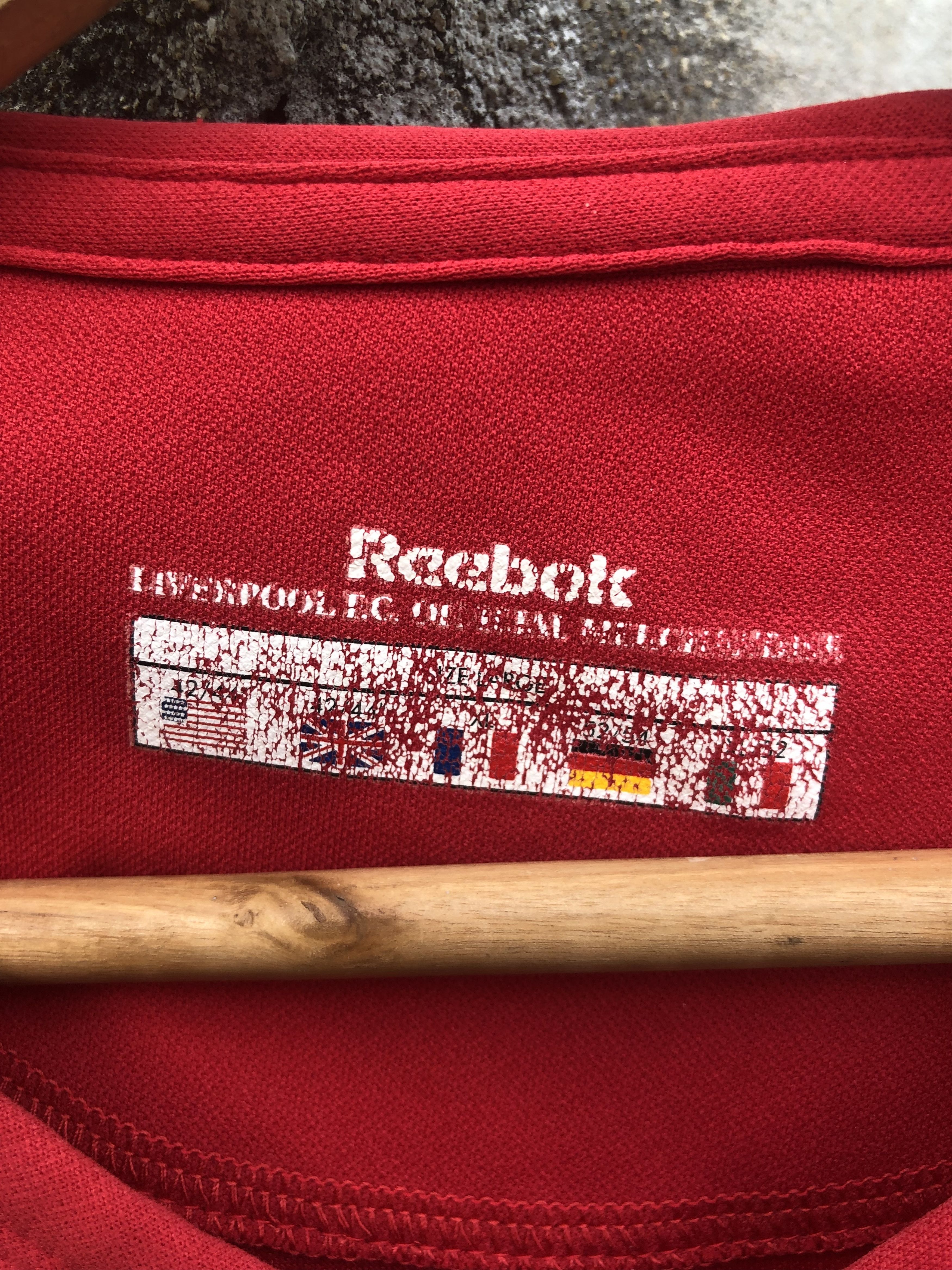 Reebok 2000s Vintage Reebok Liverpool Training Shirt Jersey Size US L / EU 52-54 / 3 - 3 Thumbnail