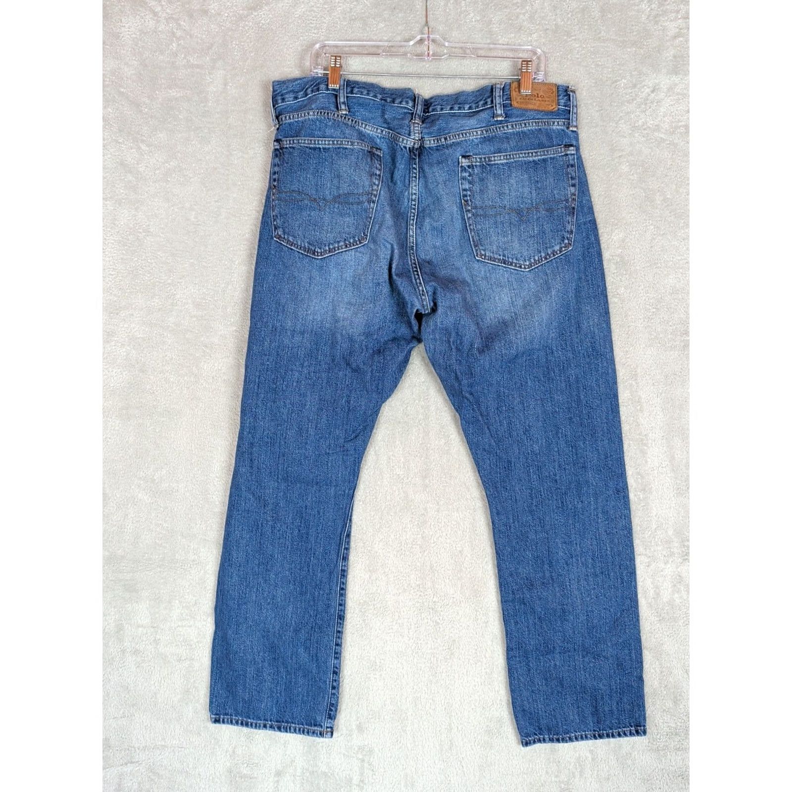 Polo Ralph Lauren Polo Ralph Lauren Jeans Mens Blue Slim Straight Varick 38x32 Size US M / EU 48-50 / 2 - 4 Thumbnail