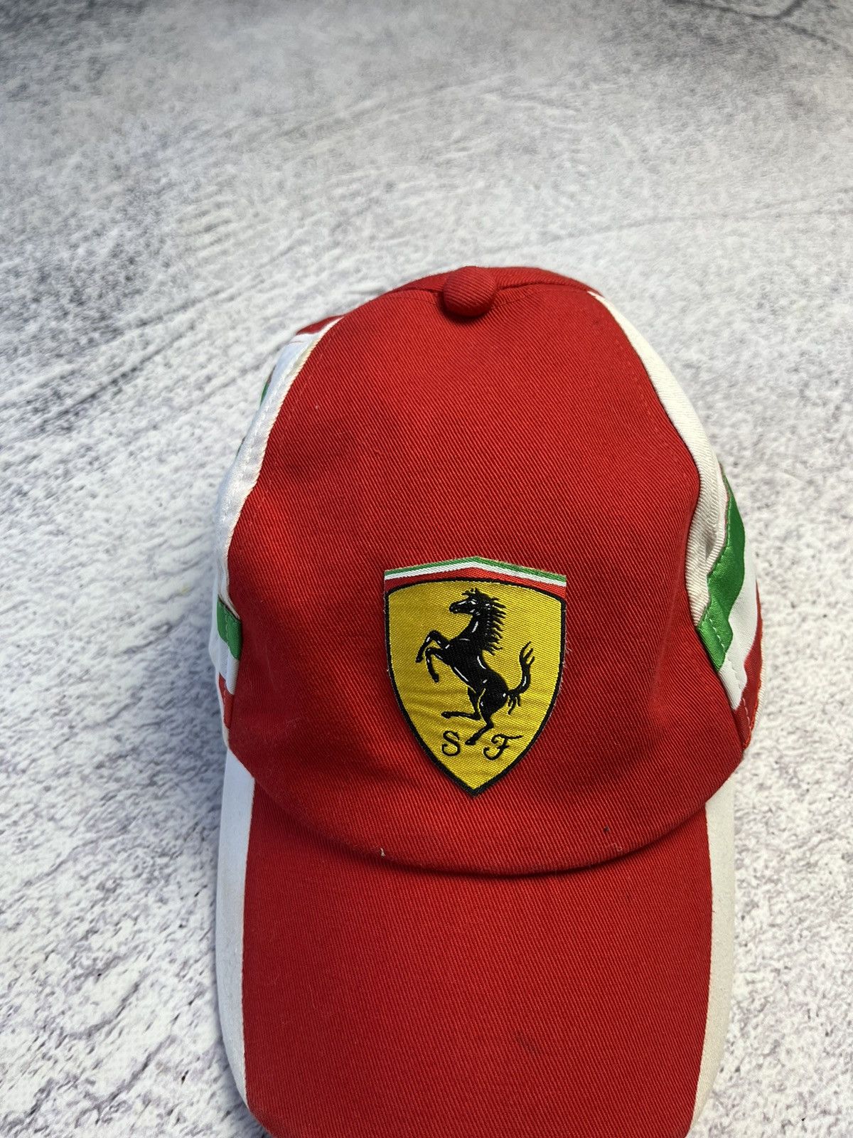 Ferrari Vintage Puma Ferrari Distressed Cap Y2K Size ONE SIZE - 3 Thumbnail