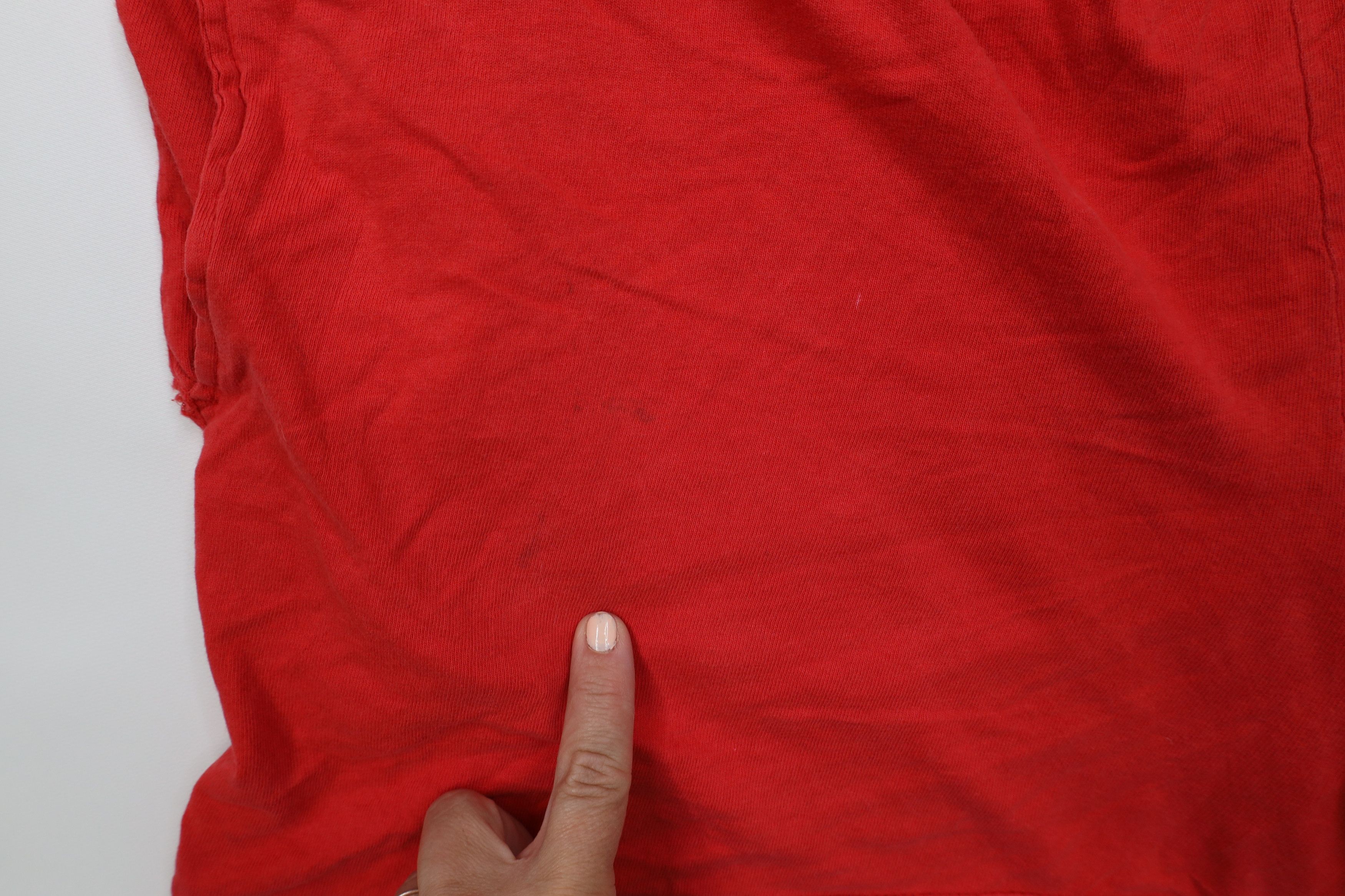 Vintage Vintage 90s Chicago Bulls Basketball Shorts AS IS Red USA Size US 34 / EU 50 - 6 Thumbnail