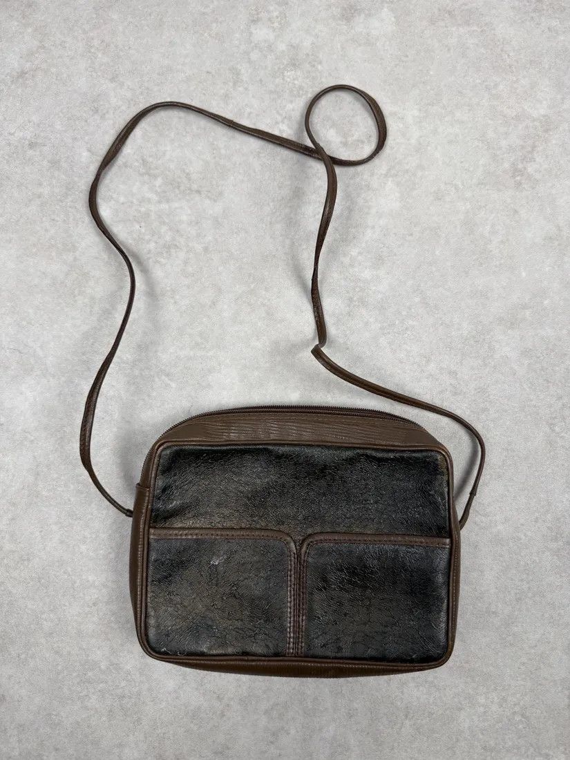 Fendi 2000s Fendi Brown Leather Shoulder Bag Size ONE SIZE - 5 Thumbnail
