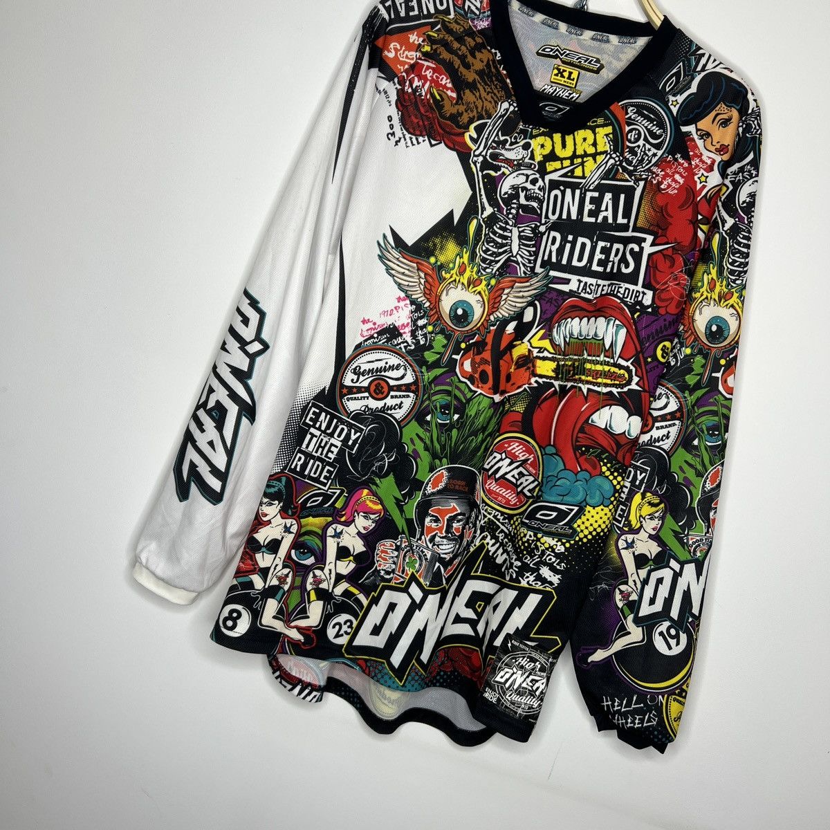 Other O’Neal Motocross Mayhem Jersey Element Punk Rock Racing Rare Size US XL / EU 56 / 4 - 7 Thumbnail
