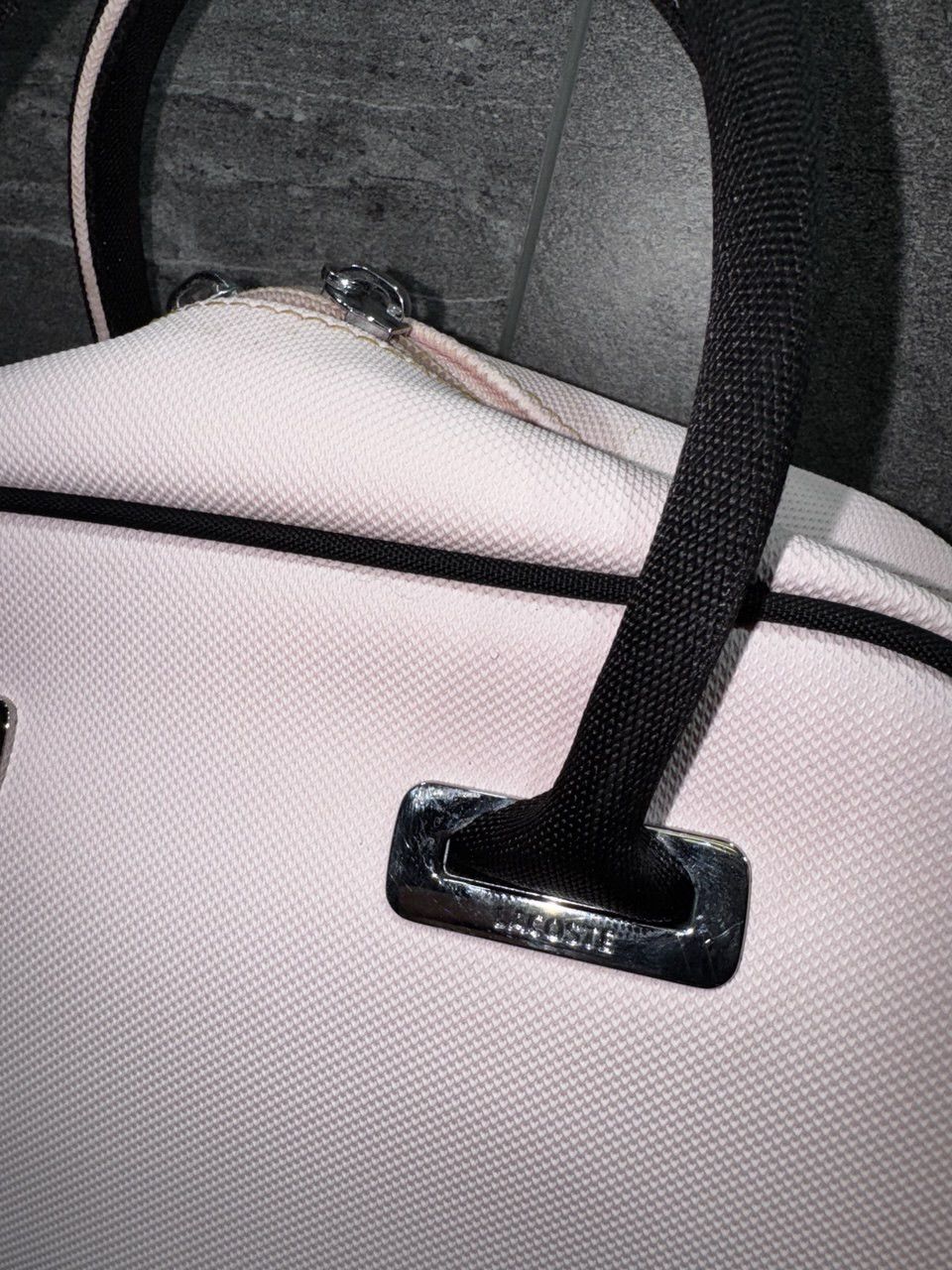 Lacoste Lacoste Vintage Small Women's Pink Hand Bag Size ONE SIZE - 11 Thumbnail