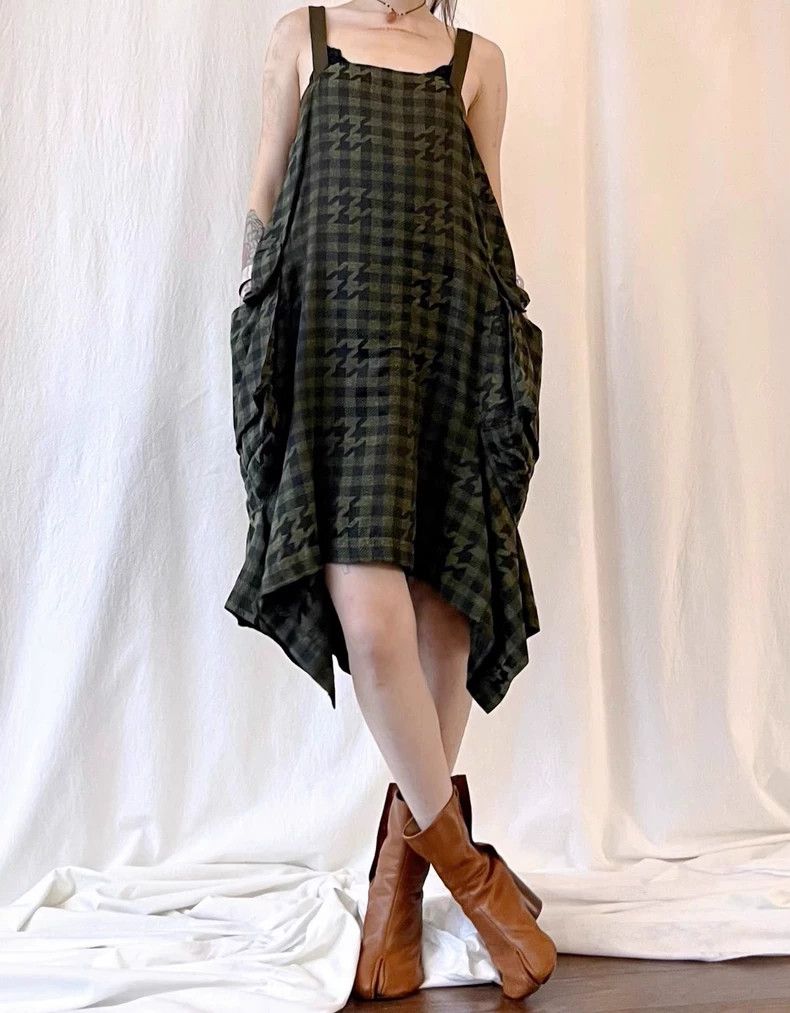 Junya Watanabe Junya Watanabe CDG Houndstooth Overall Dress Size XS / US 0-2 / IT 36-38 - 1 Thumbnail
