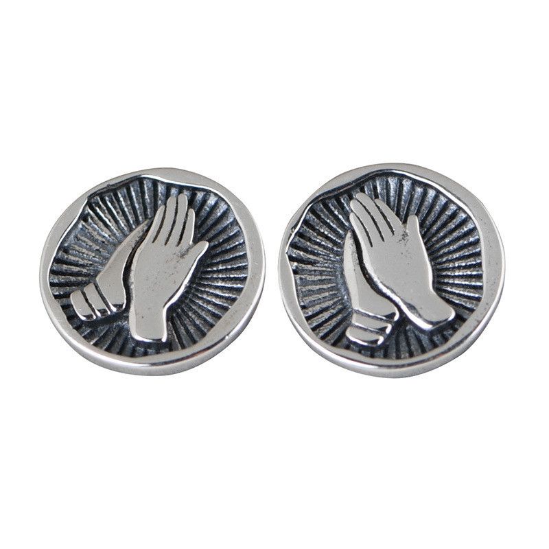 Jewelry × Sterling Silver Crazy Earrings One Pairs Chrome Jewelry Size ONE SIZE - 5 Thumbnail