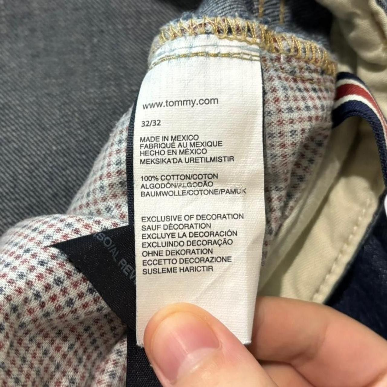 Tommy Hilfiger Vintage Tommy Hilfiger Faded Blue Straight Leg Denim Jeans Size US 34 / EU 50 - 5 Thumbnail