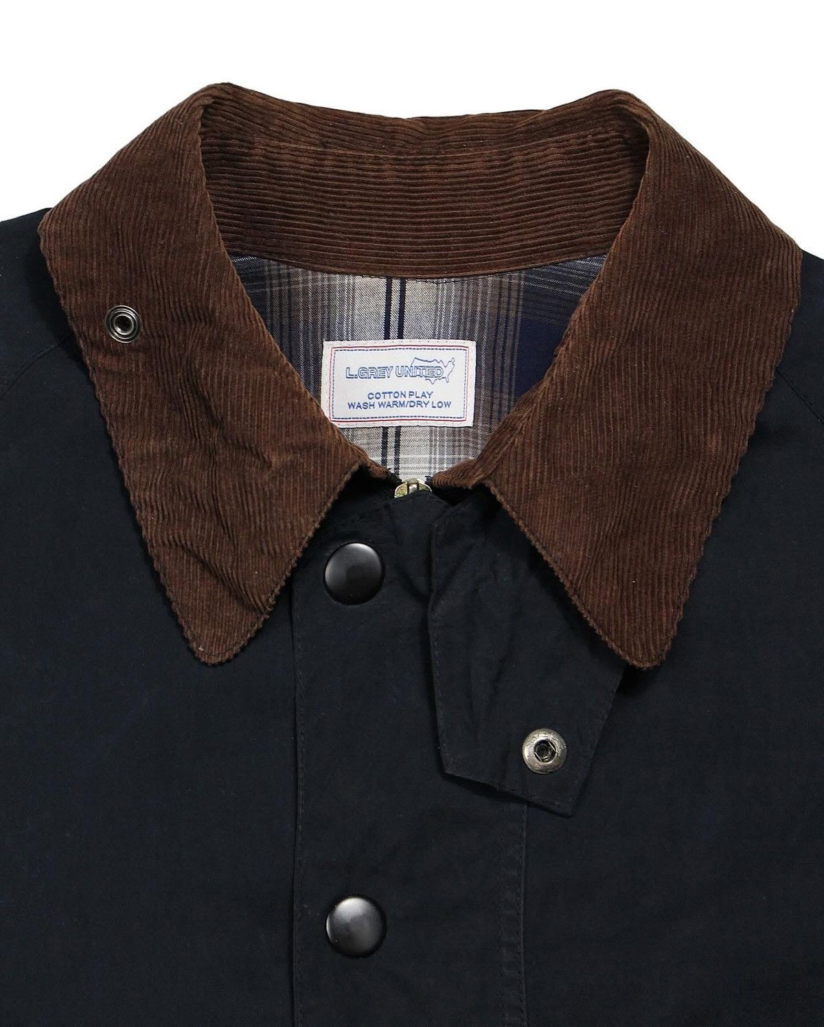 Vintage L.GREY UNITED WAXED JACKET Size US L / EU 52-54 / 3 - 2 Thumbnail
