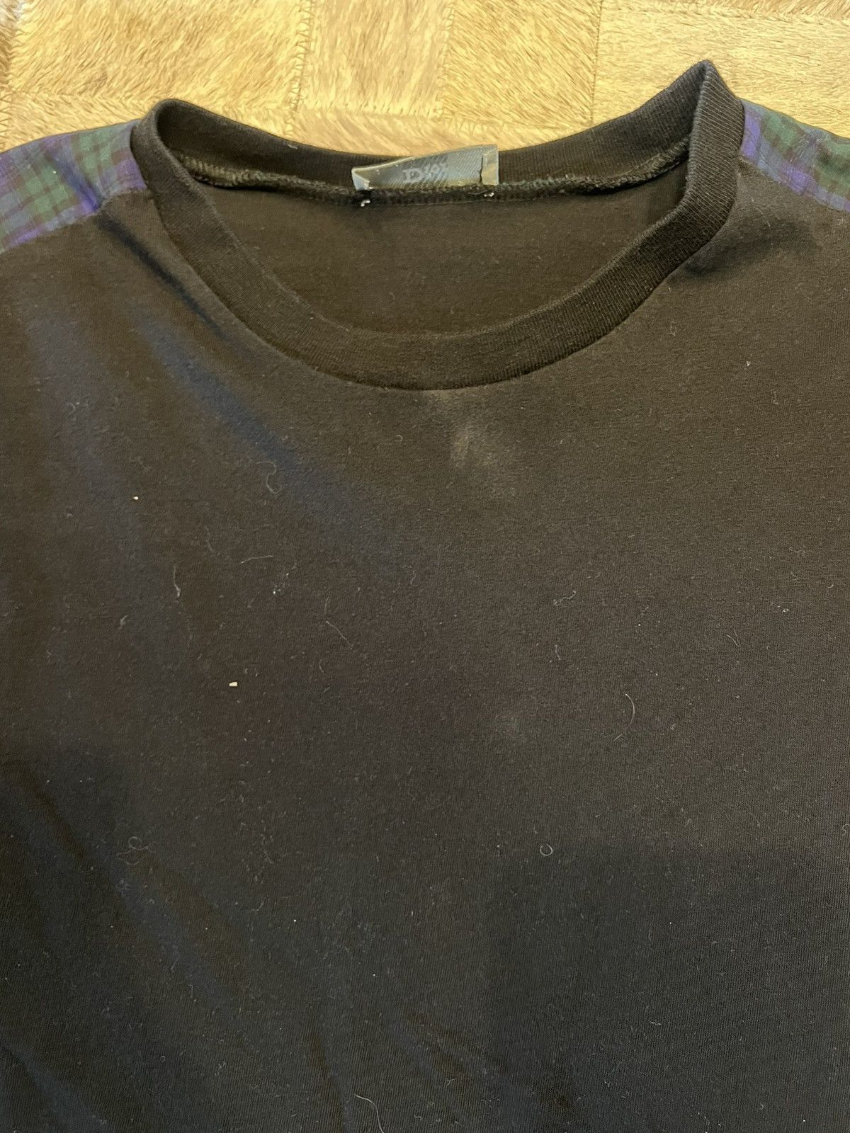 Dior Dior Black/Plaid Tee Size US M / EU 48-50 / 2 - 4 Thumbnail