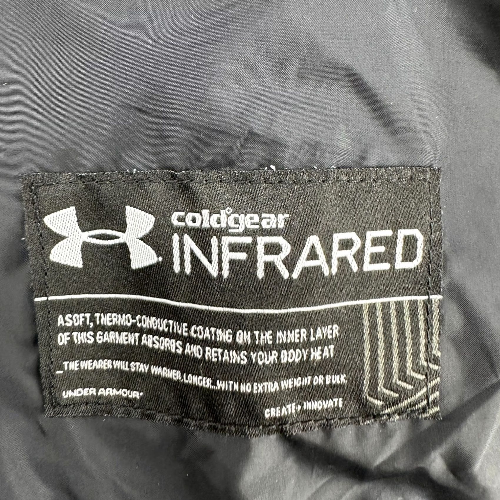 Under Armour Under Armour Vest Womens M Black Puffer Full Zip Coldgear Infrared Primaloft Vest Jacket Sleeveless Mid-Length Black Womens RegularSize Size M / US 6-8 / IT 42-44 - 6 Thumbnail