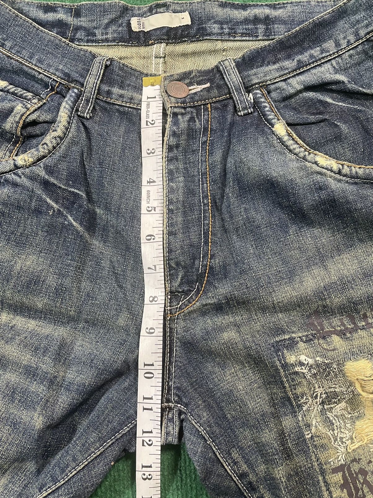 Global Work Vintage Distressed Global Work Japanese Jeans Size US 32 / EU 48 - 14 Thumbnail