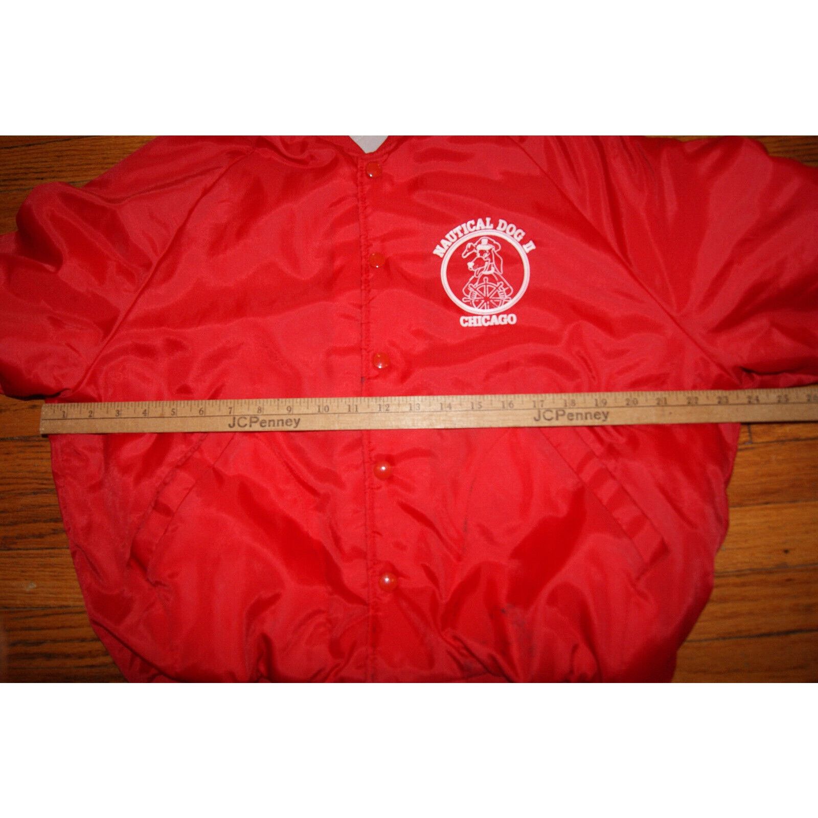 Other VTG Nautical Dog II Chicago Boat Cruise M Red Bomber Jacket Size US M / EU 48-50 / 2 - 9 Thumbnail