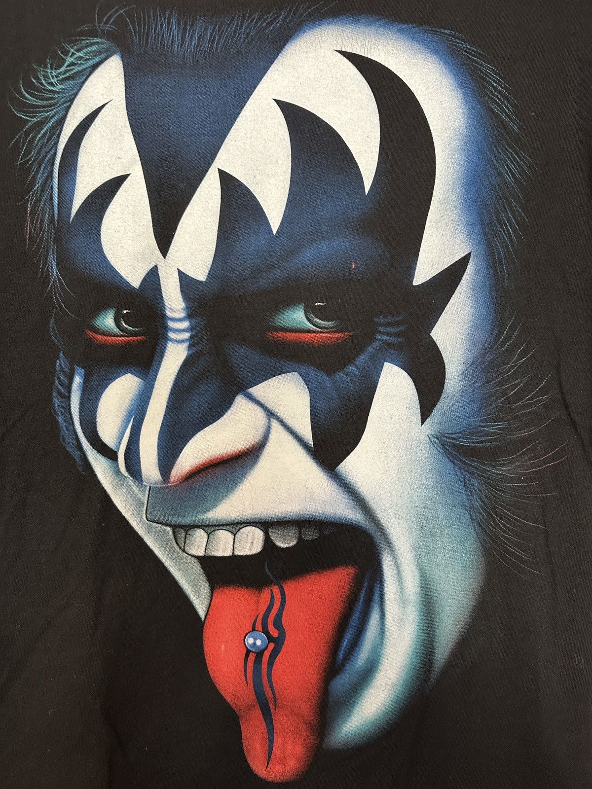 Band Tees Kiss Band Gene Simmons Tongue Tee Tshirt AOP Size US L / EU 52-54 / 3 - 3 Thumbnail