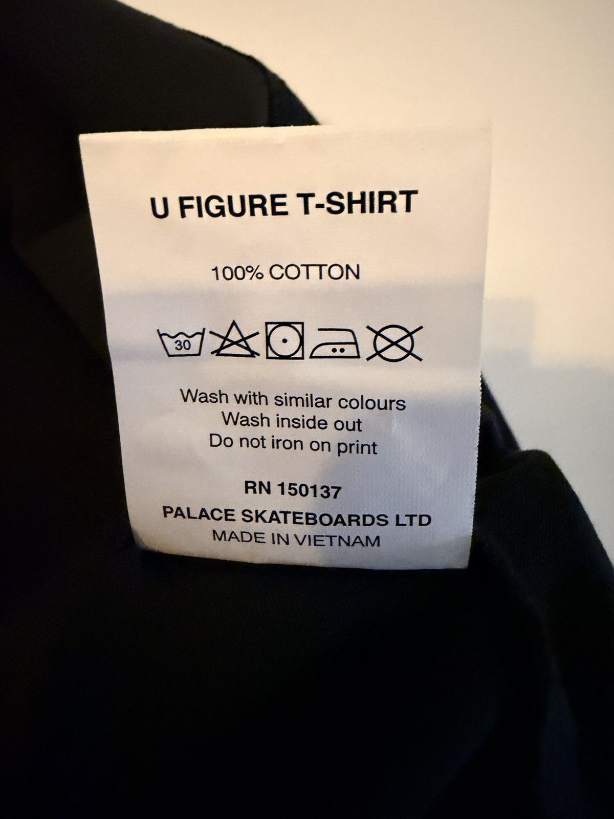 Palace Palace U Figure T-shirt Black Size US L / EU 52-54 / 3 - 6 Thumbnail