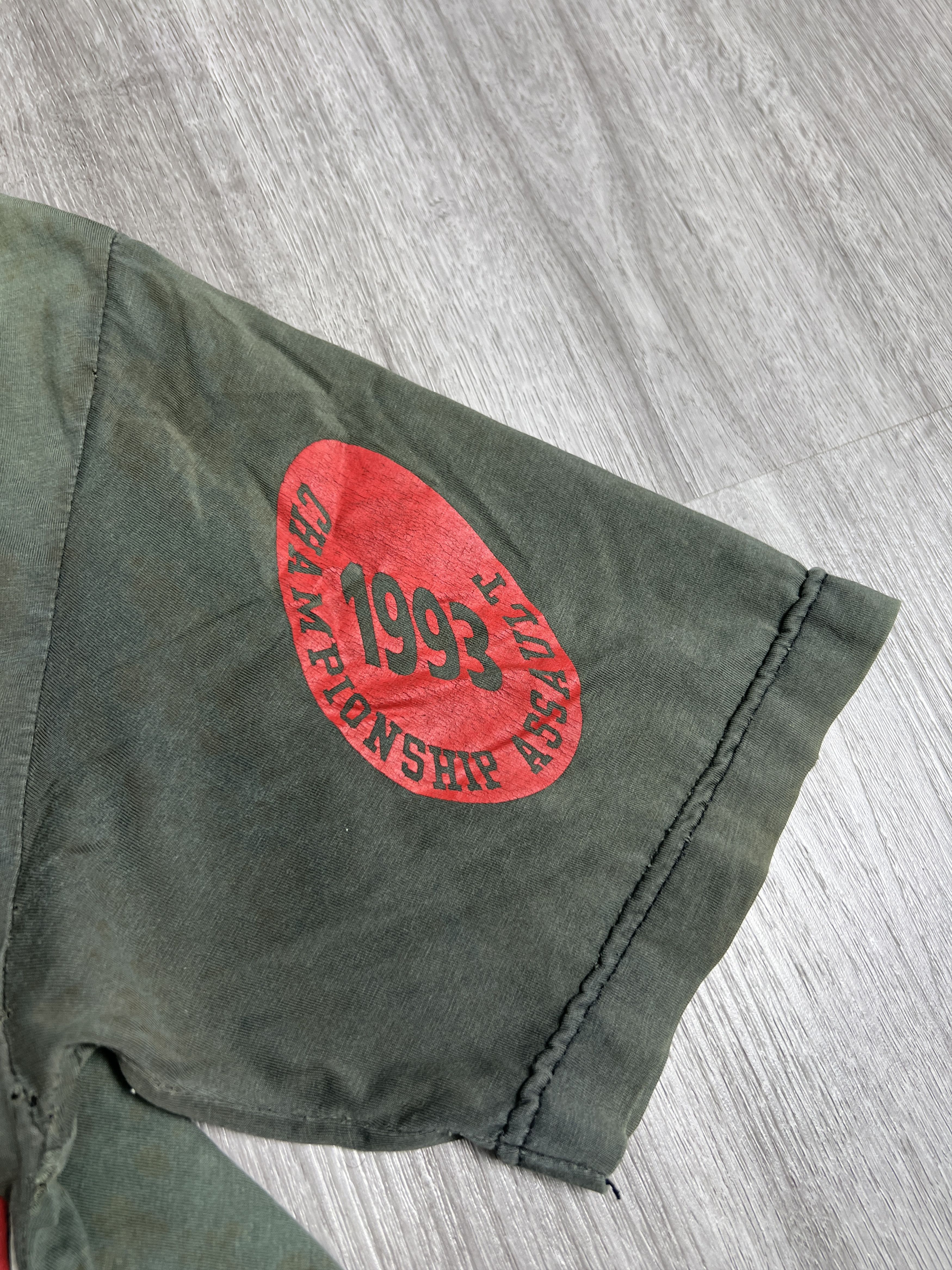 Vintage Vintage 90s Manchester United Fan Made Tee GTME625 Size US L / EU 52-54 / 3 - 4 Thumbnail