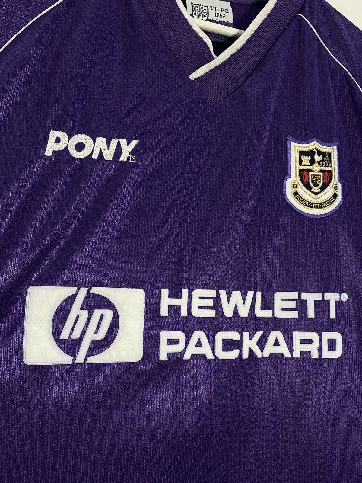 Vintage Vintage Pony Tottenham Hotspur 1998 1999 Away Football Shirt Size US XXL / EU 58 / 5 - 3 Thumbnail