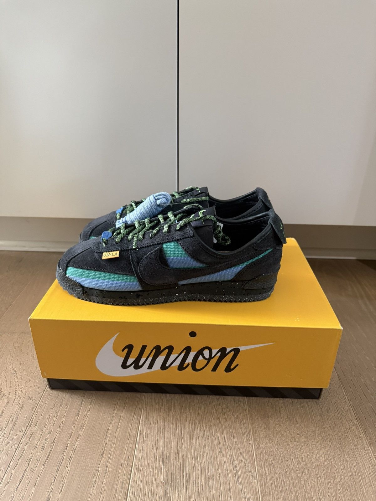 Nike Nike Cortez Classic x Union LA Off Noir Size 8.5 In Hand Size US 8.5 / EU 41-42 - 5 Thumbnail