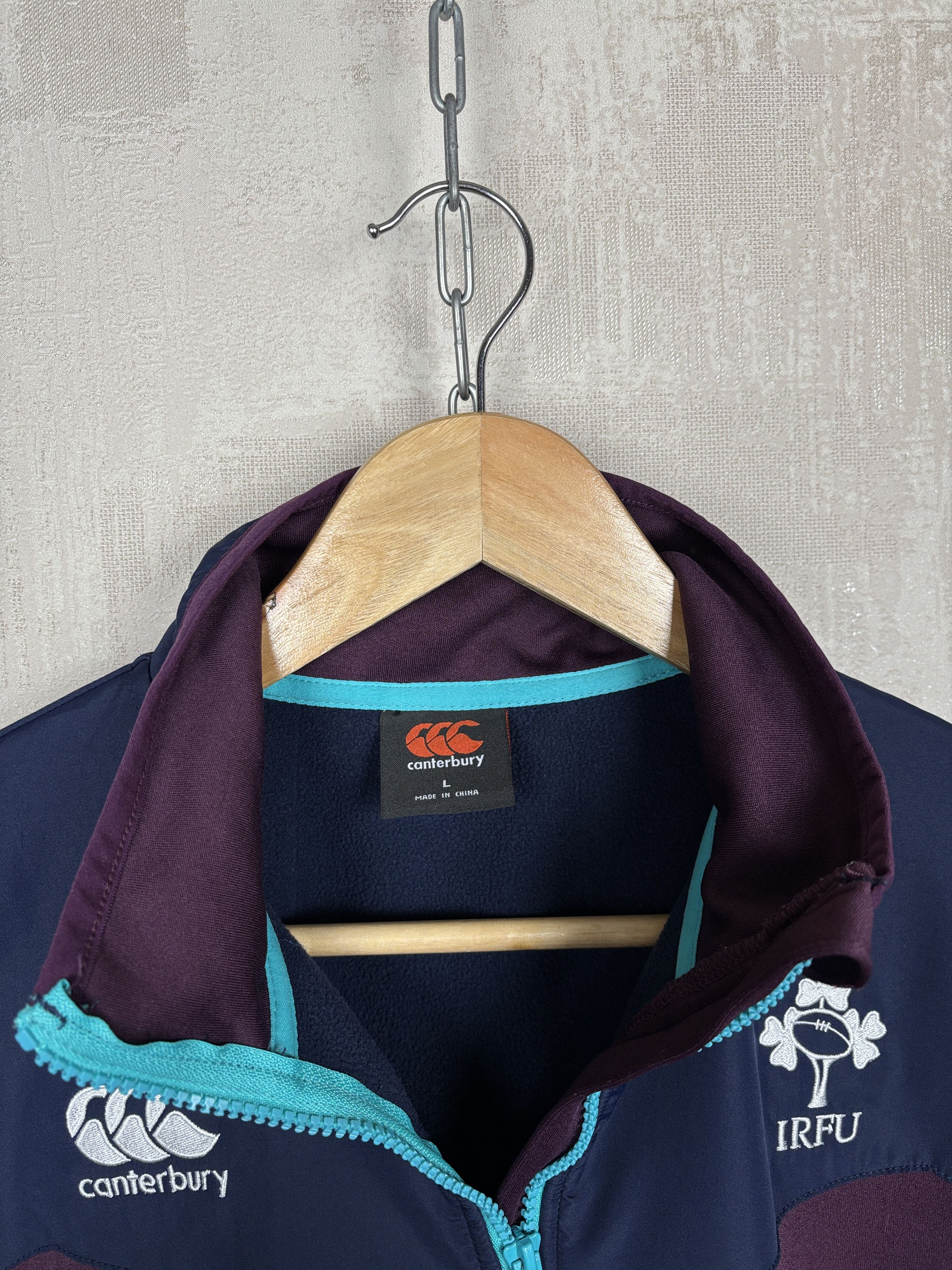 Canterbury of New Zealand Canterbury Thermoreg Rugby Ireland IRFU Training Pullover Size US L / EU 52-54 / 3 - 7 Thumbnail