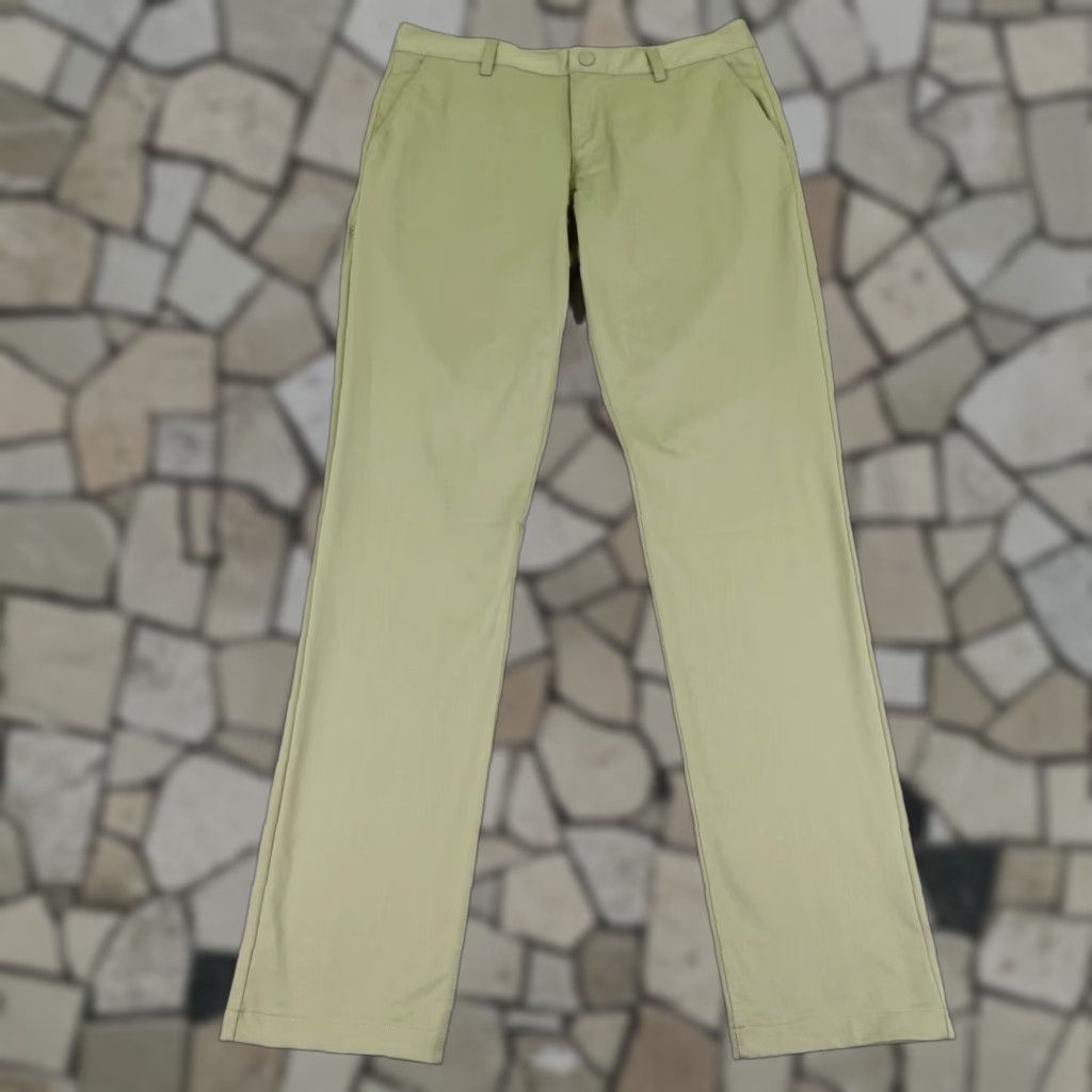 Rhone Rhone Pants Mens 33 Green Slim Straight Chino 33 In Inseam Regular Waist 34 Business Casual Travel Workwear Size US 34 / EU 50 - 1 Thumbnail