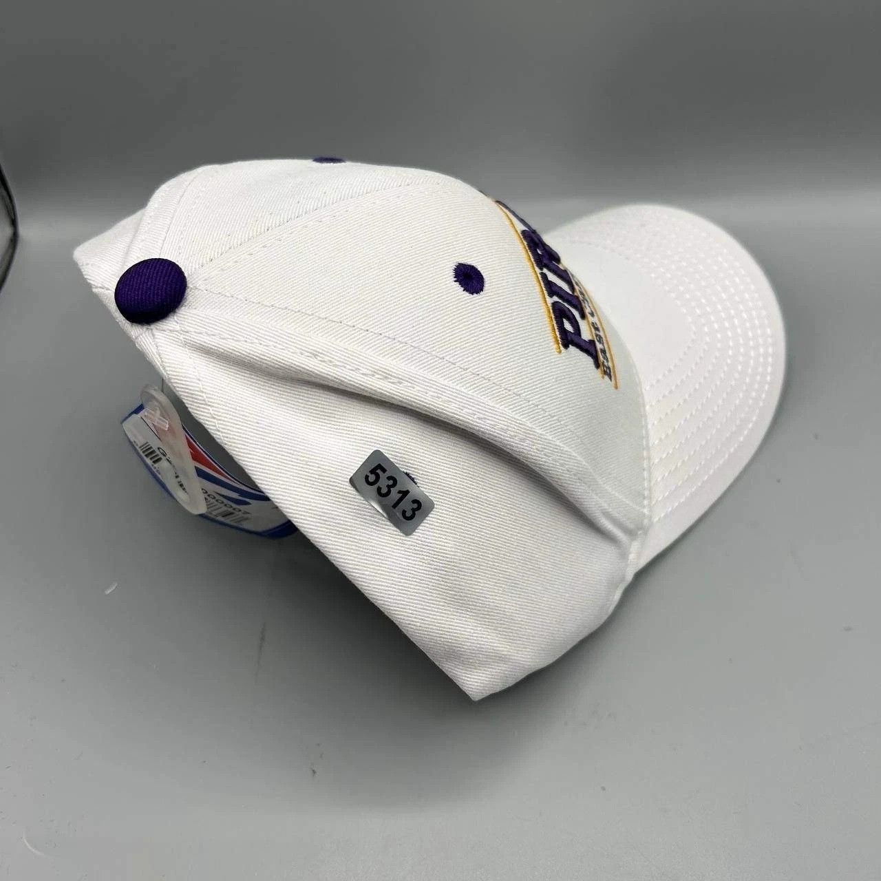 The Game East Carolina Pirates Hat Men White Purple Snap Back Cotton Size ONE SIZE - 8 Thumbnail