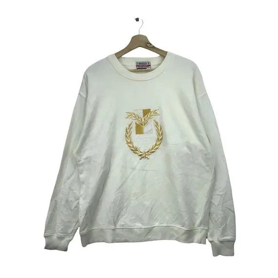 Renoma Vtg 90’ RENOMA UP PARIS Embroidery Sweatshirt Made In Italy Size L / US 10 / IT 46 - 1 Thumbnail