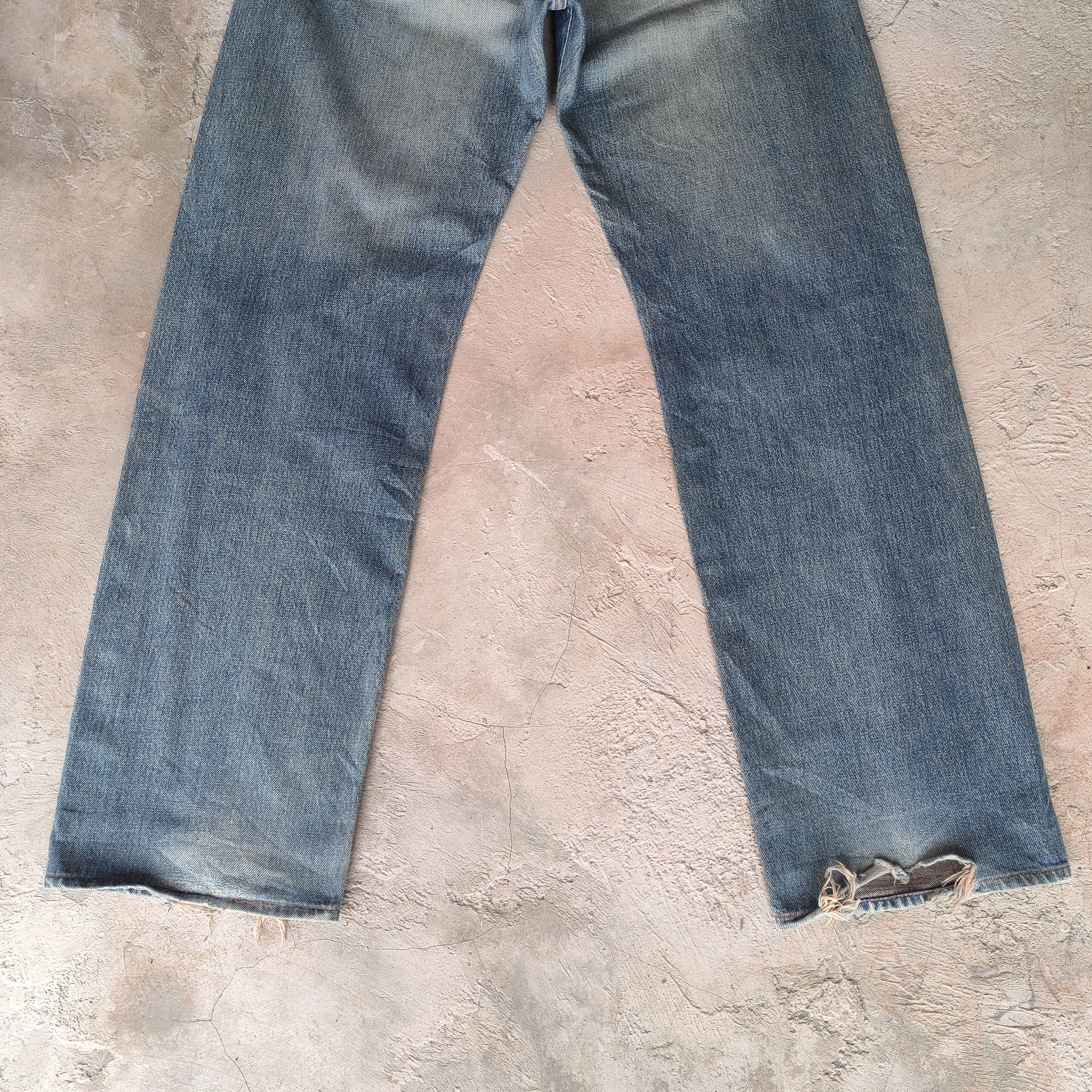 Edwin × Jean × Vintage W30 VINTAGE EDWIN 505X RUSTY FADED DISTRESSED JEANS PANTS Size US 30 / EU 46 - 8 Thumbnail
