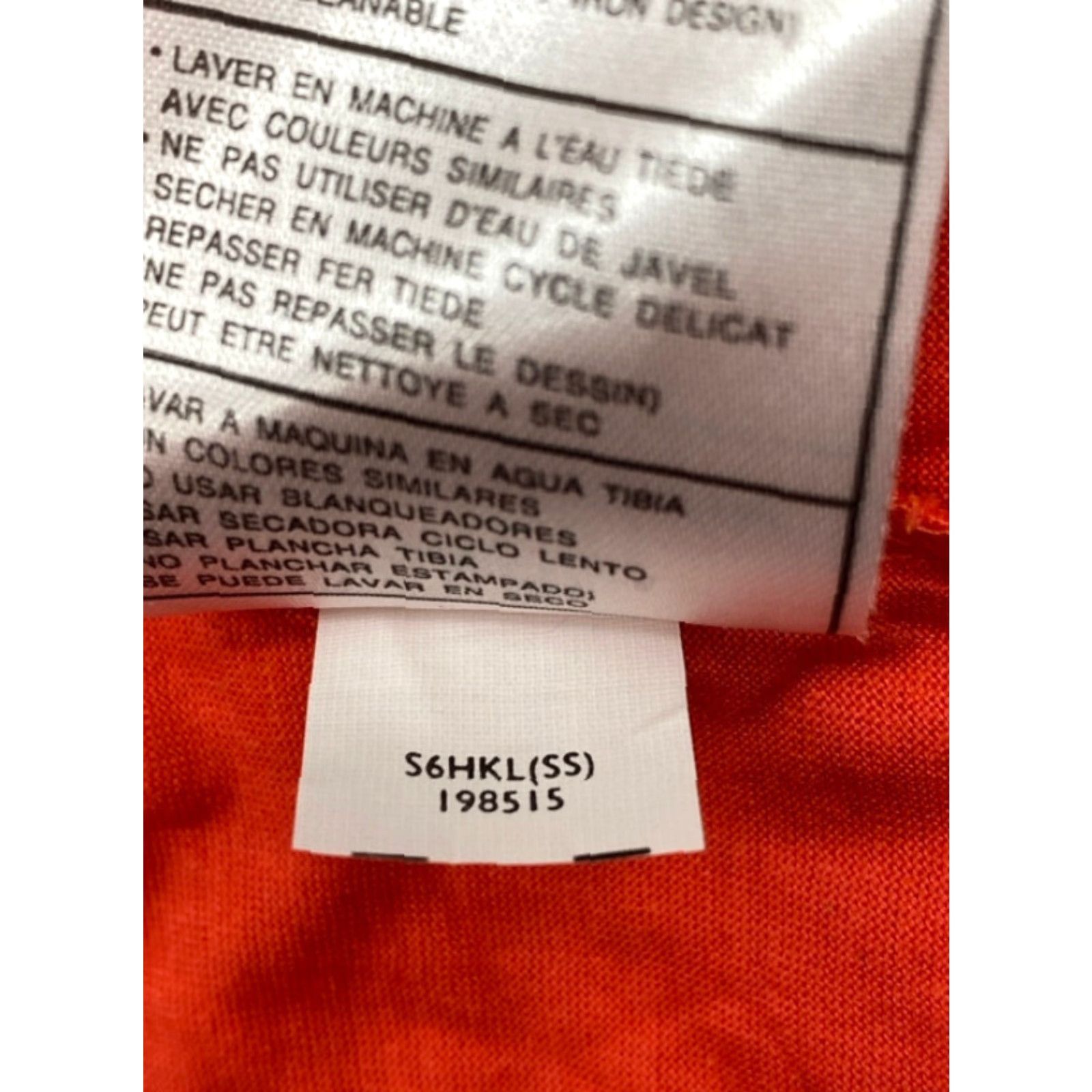 Vintage Tiger Woods Polo Shirt Tiger Woods Polo Shirt 198515 Men's Large Orange Long Sleeve Snaps Golf 5487 Size US L / EU 52-54 / 3 - 7 Thumbnail