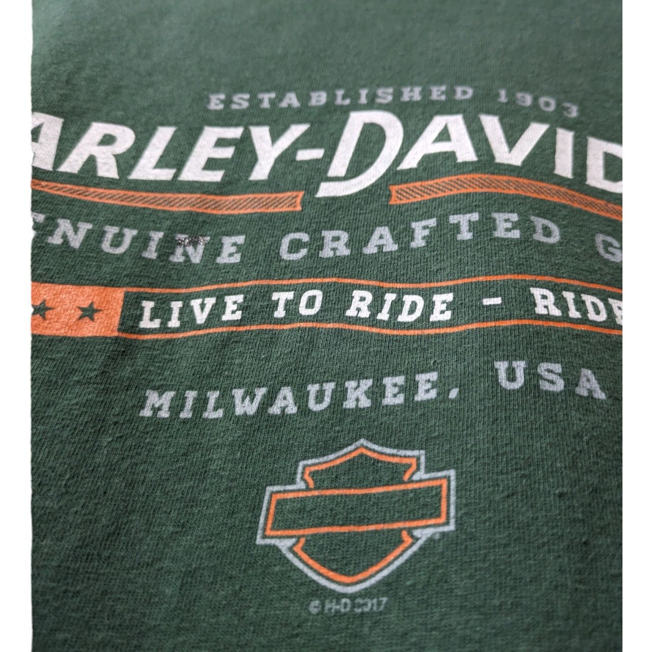Harley Davidson Harley Davidson Live to Ride Ride to Live T-Shirt. Men's XL Size US XL / EU 56 / 4 - 4 Thumbnail