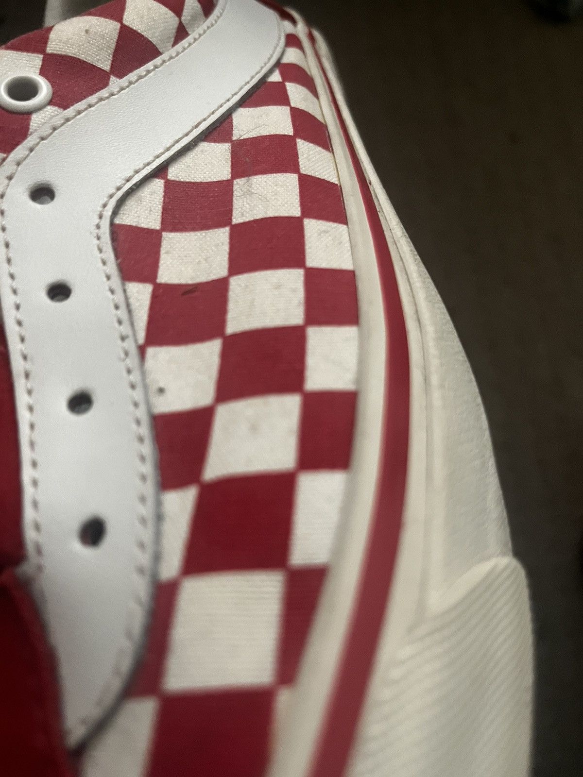 Vans Red Checkered Vans Size US 8.5 / EU 41-42 - 5 Thumbnail