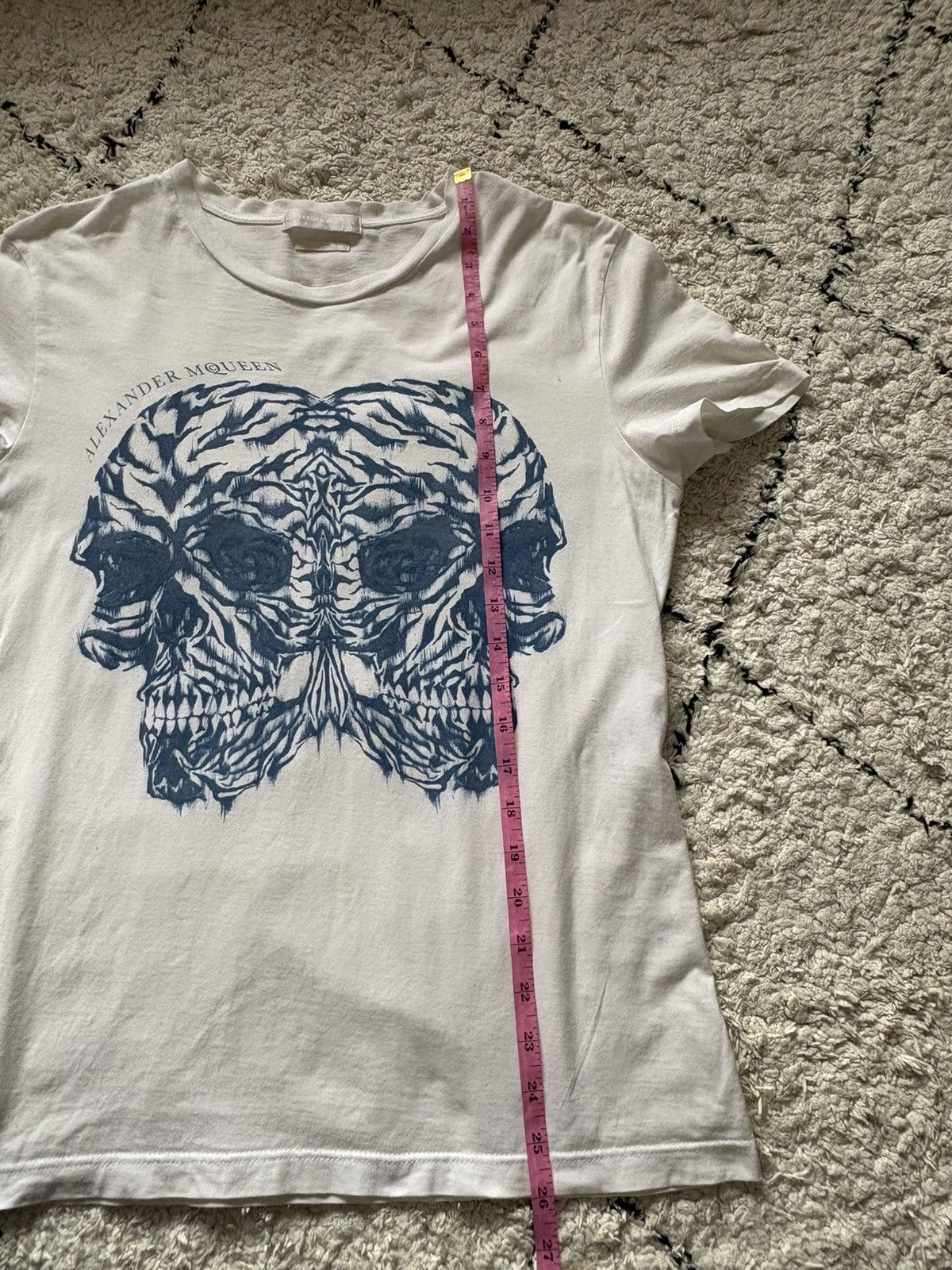 Alexander McQueen Alexander Mcqueen Skulls Logo Short Sleeve T-Shirt Size US S / EU 44-46 / 1 - 8 Thumbnail