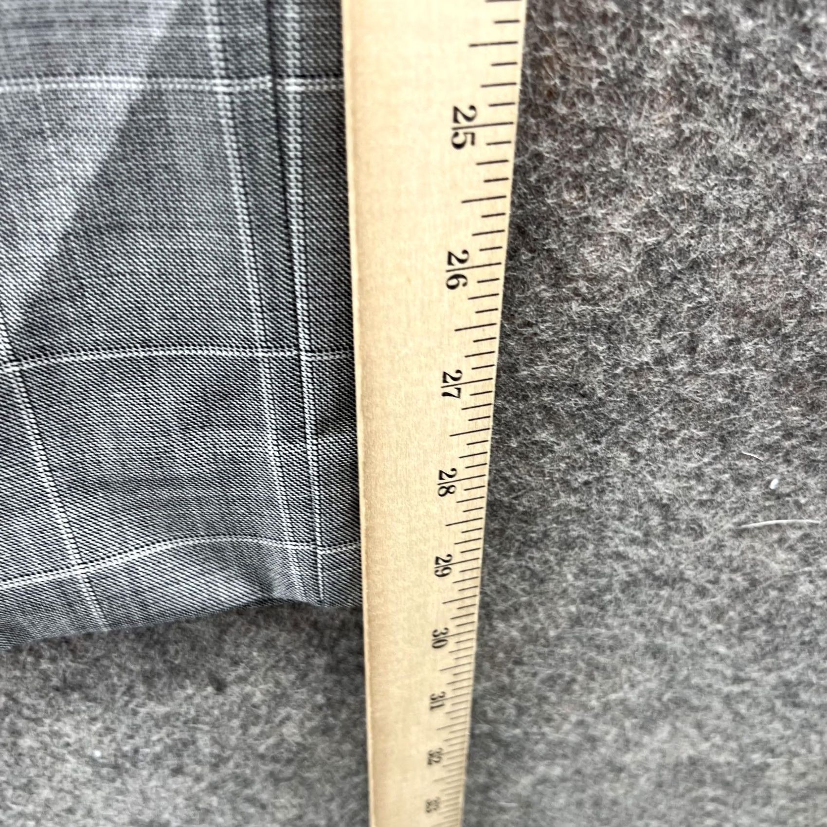 Banana Republic Banana Republic Pants Women 8 Gray Wool Chino Straight Rise Mid 34 in Inseam 30 in Button Zip Pockets Size 30" / US 8 / IT 44 - 7 Thumbnail