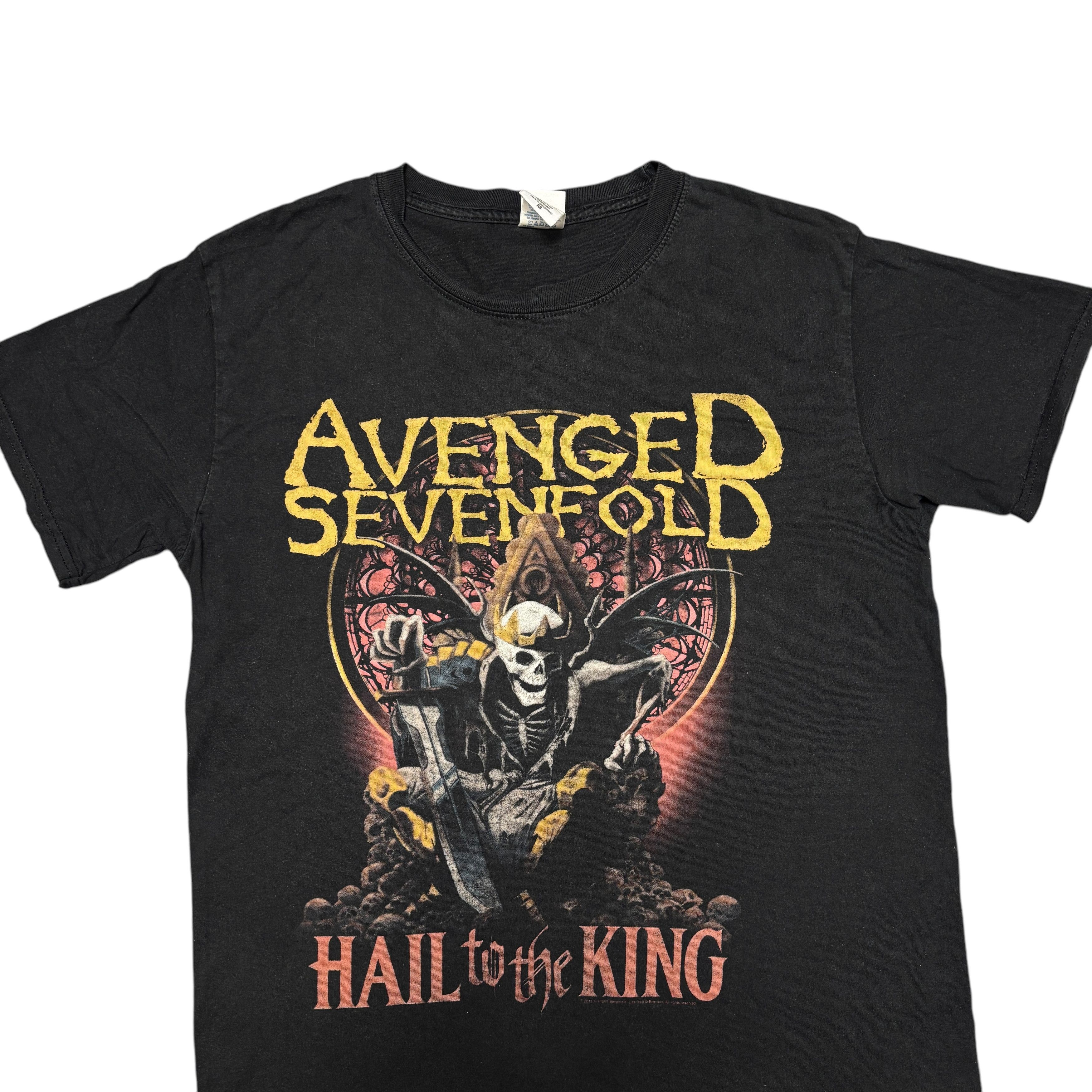 Band Tees × Vintage Vintage Avenged Sevenfold Shirt Vintage Band Tees Disturbed Size US M / EU 48-50 / 2 - 2 Thumbnail